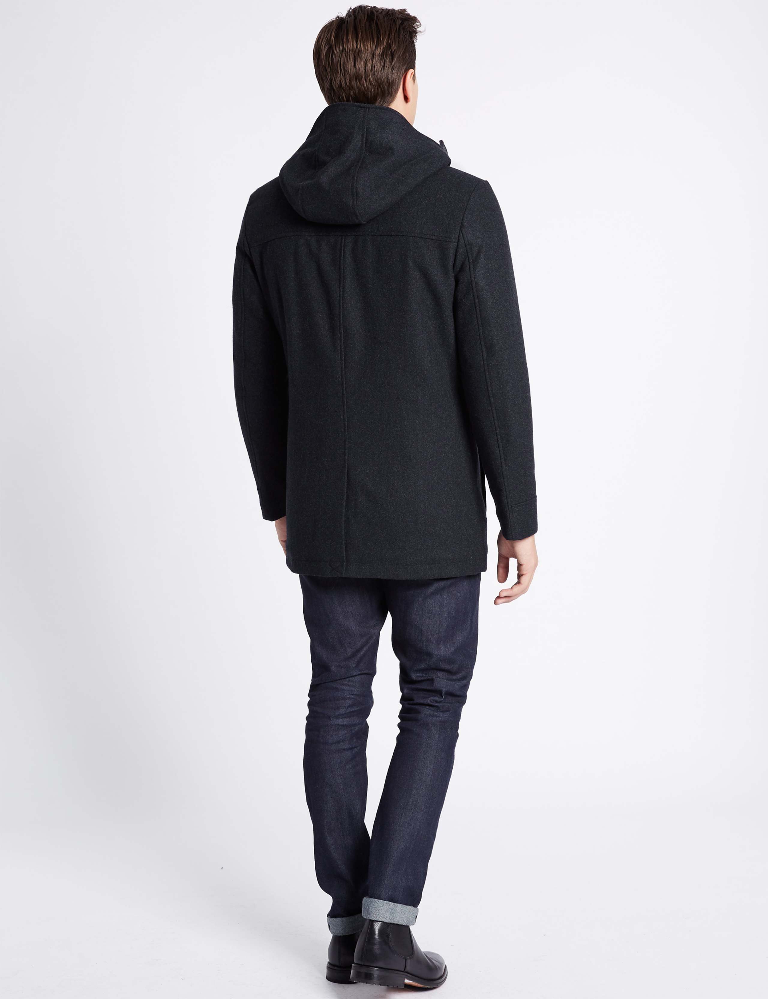 Wool Rich Duffle Coat 4 of 6