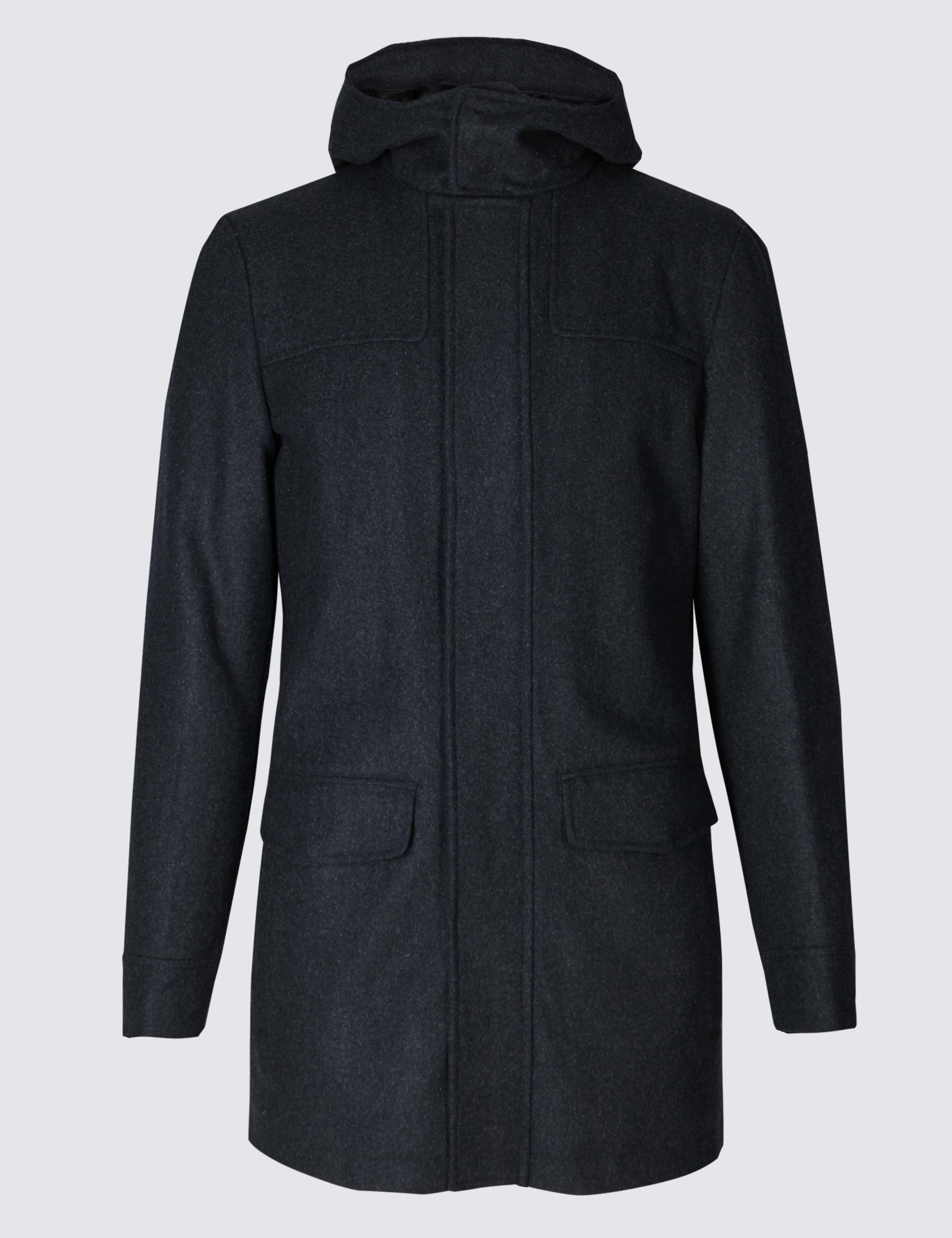 Wool Rich Duffle Coat 2 of 6