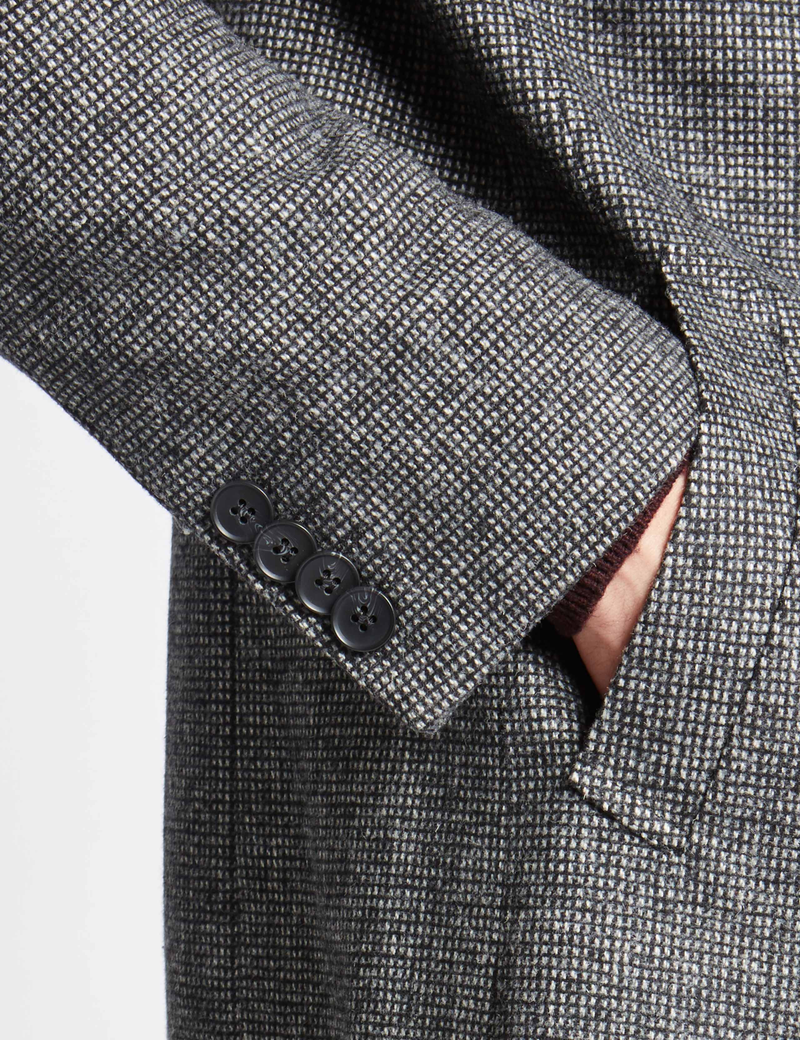 Wool Blend Revere Collar Coat 4 of 4