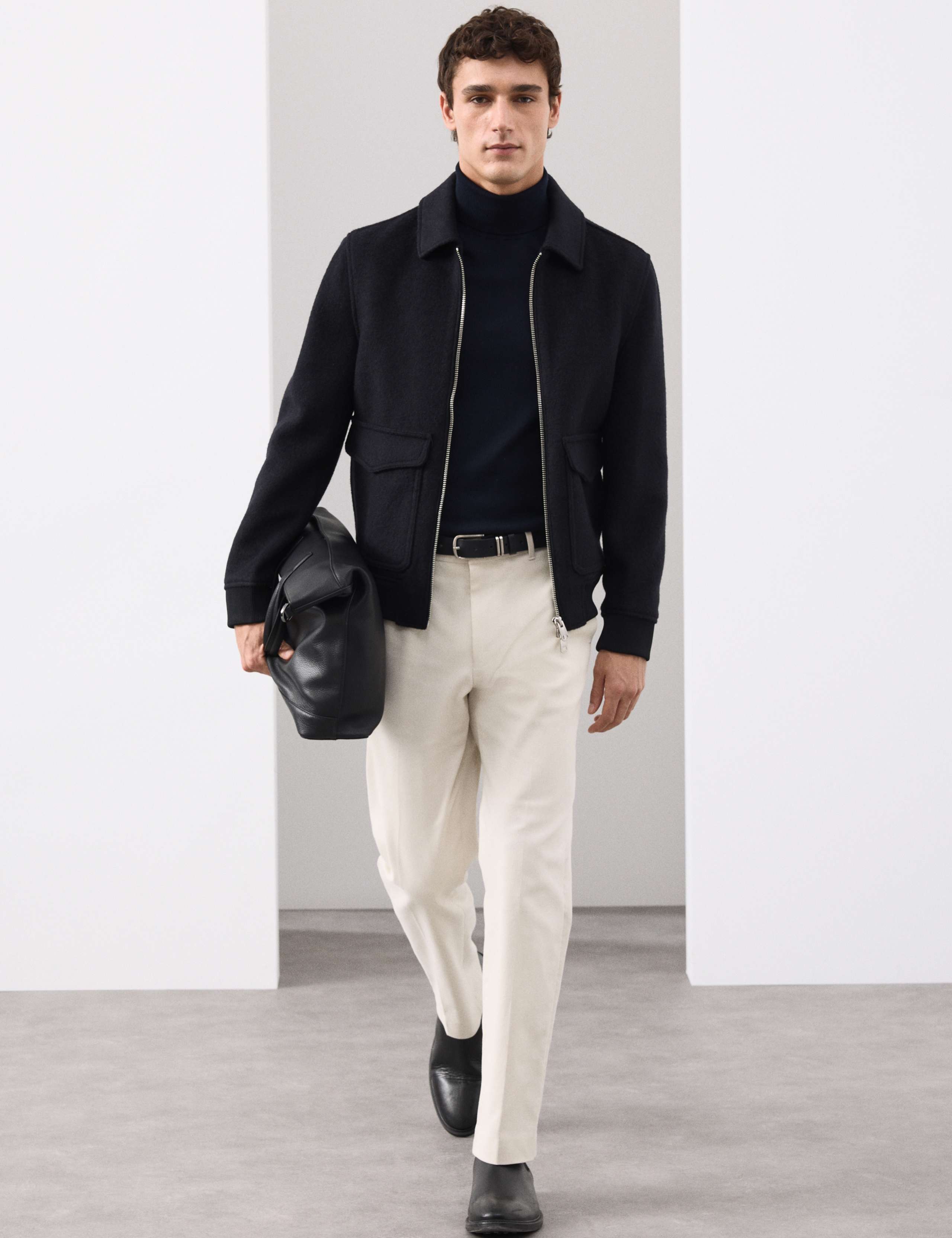 Wool Rich Bomber Jacket 5 of 6