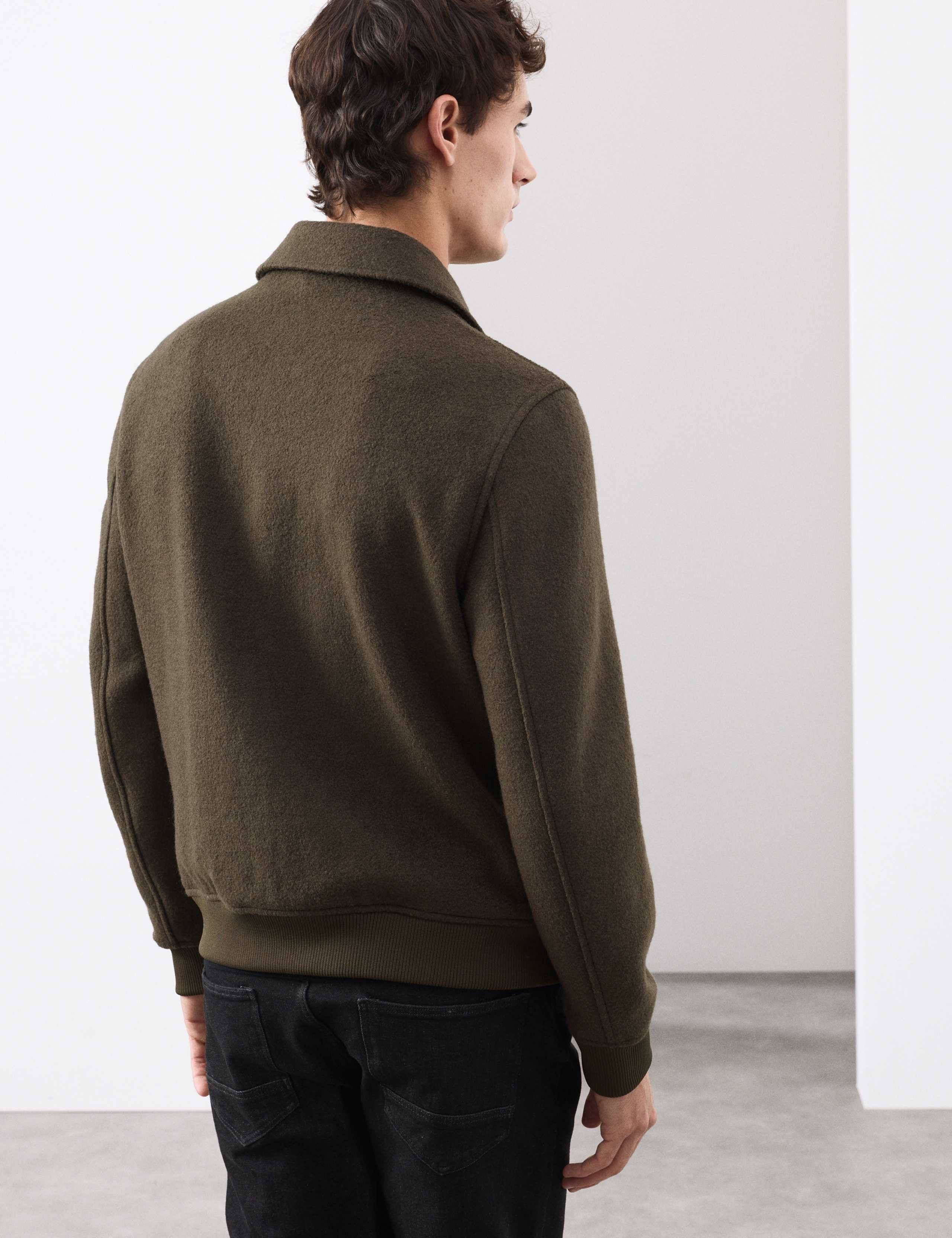 Wool Rich Bomber Jacket 4 of 6