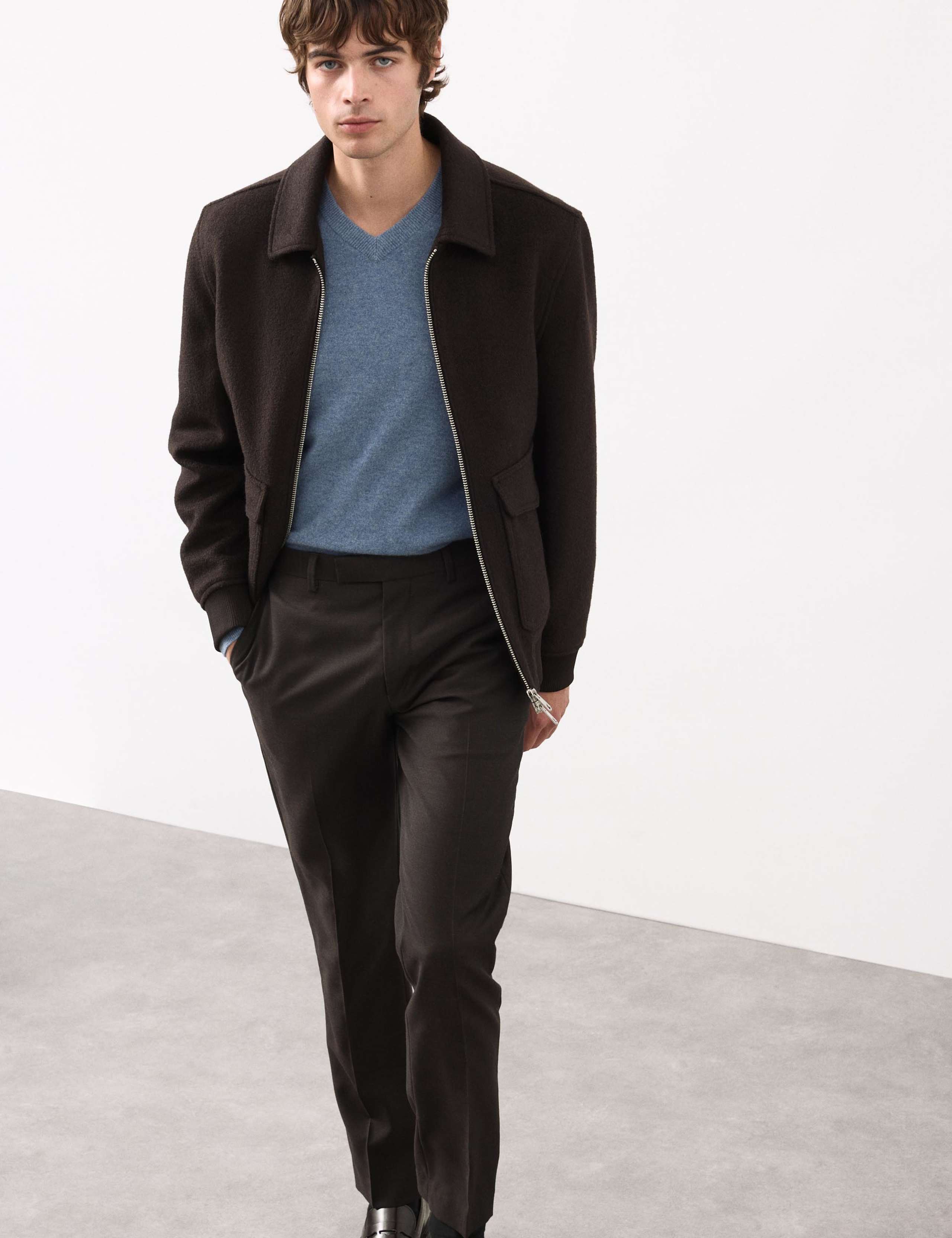 Wool Rich Bomber Jacket 6 of 7