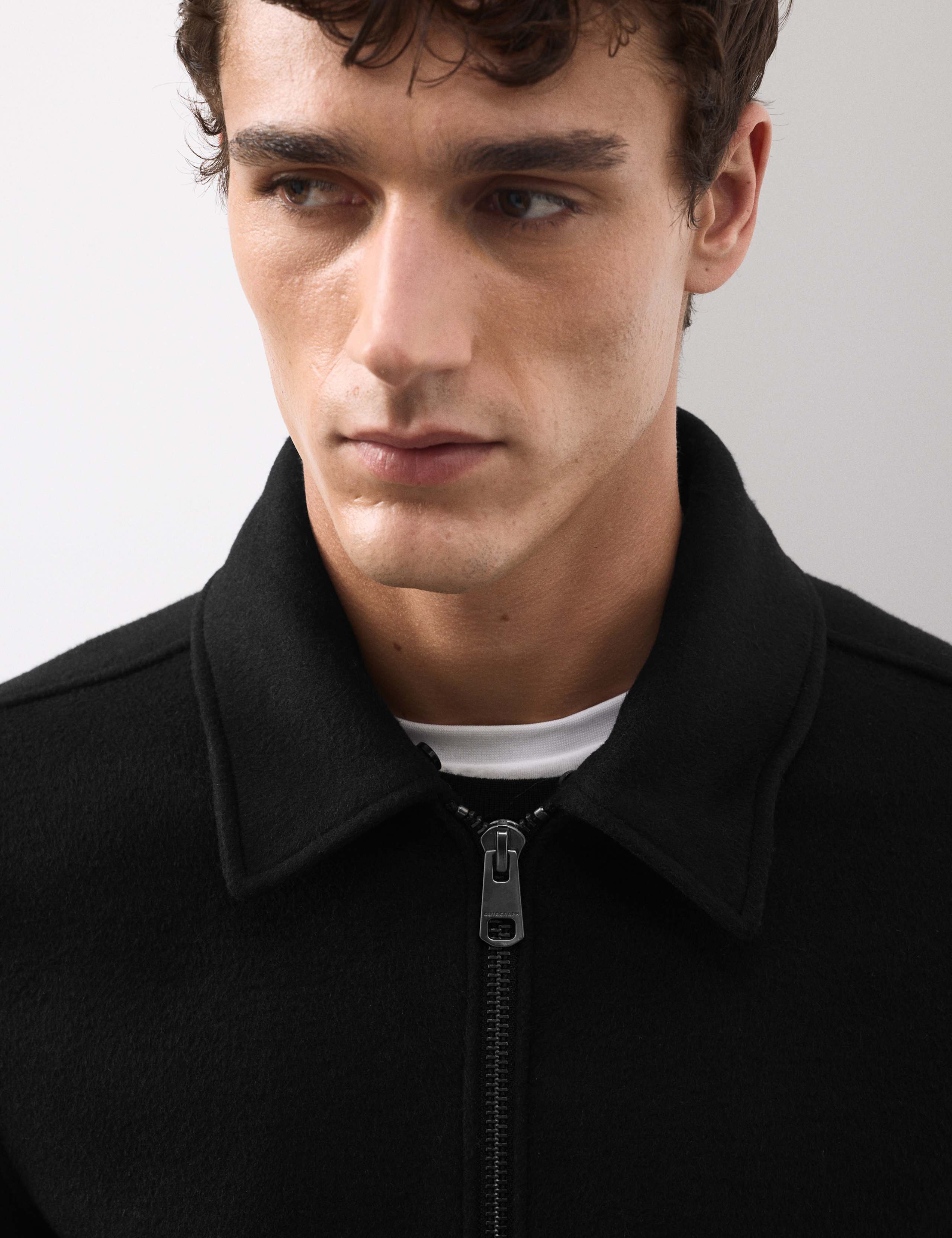 Wool Blend Bomber Jacket 7 of 7