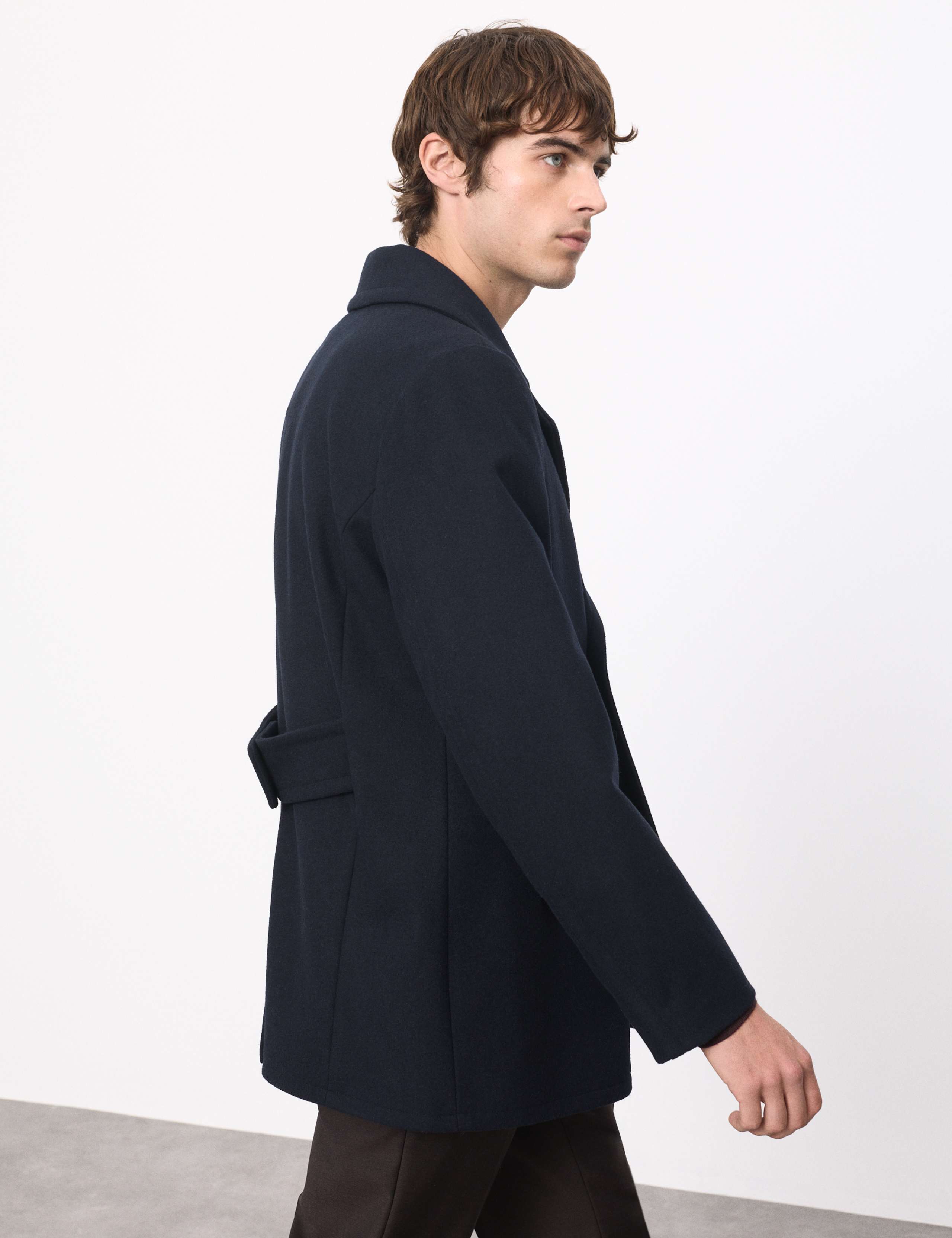 Wool Rich Peacoat 7 of 7