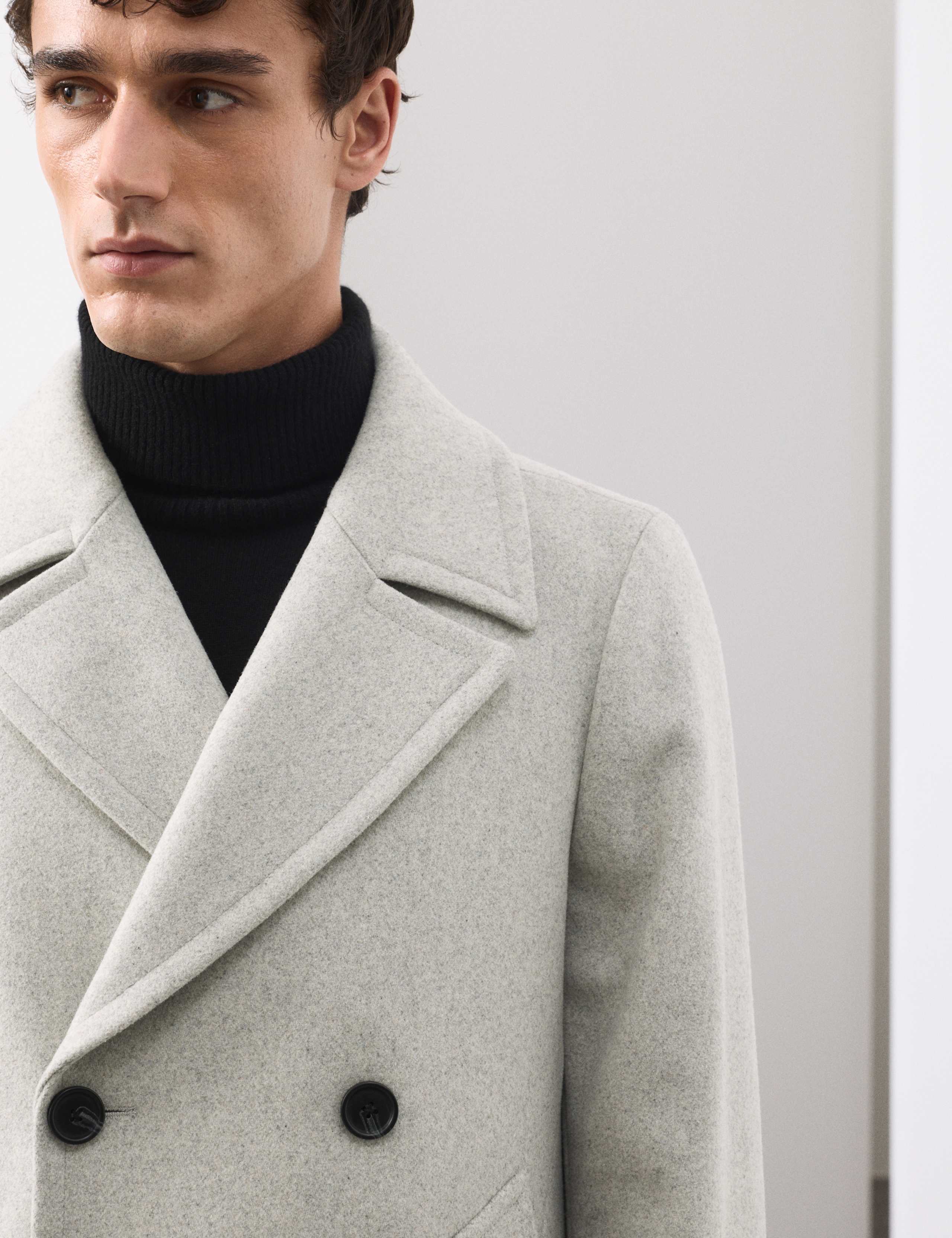 Wool Rich Peacoat 1 of 7