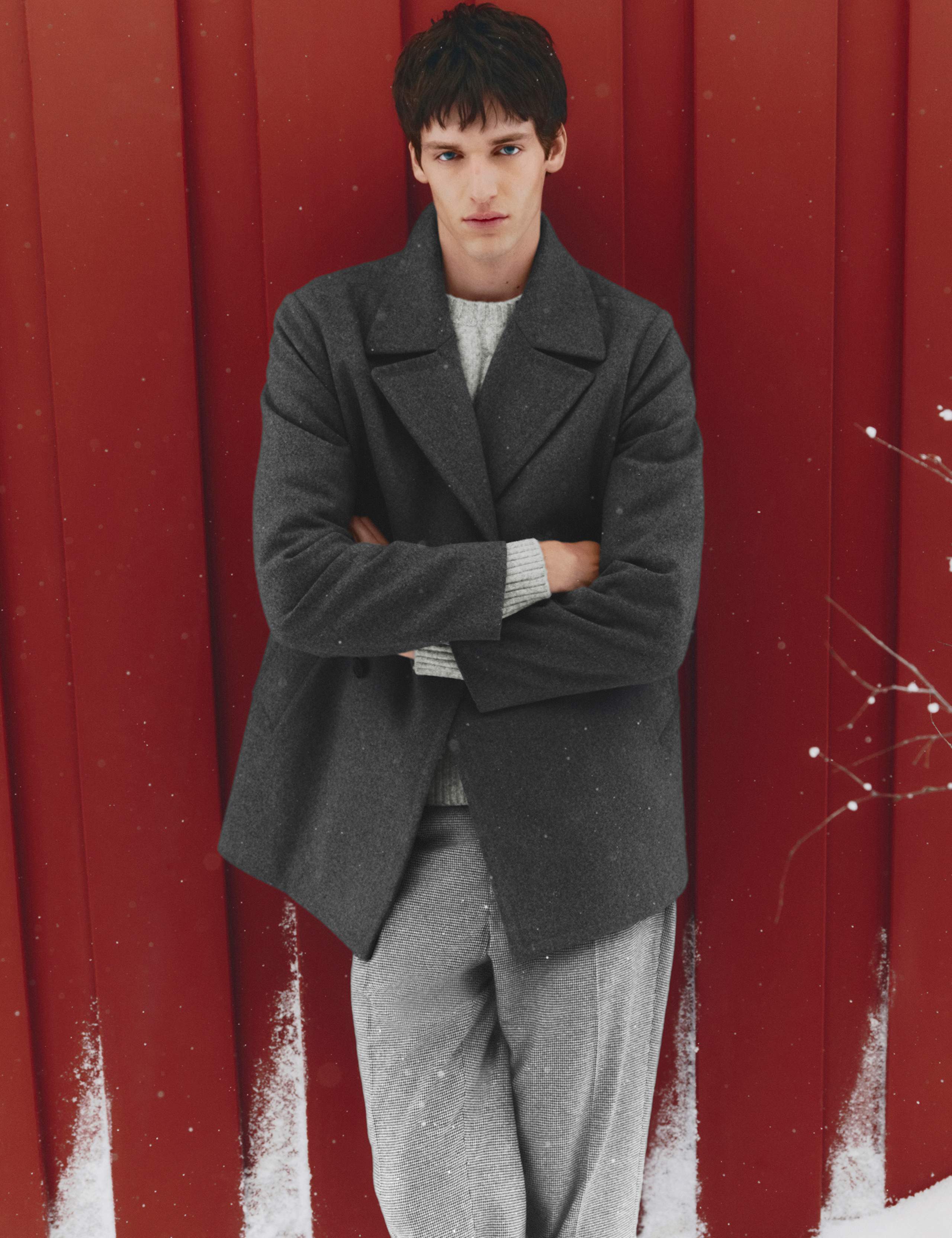 Wool Rich Peacoat 1 of 8