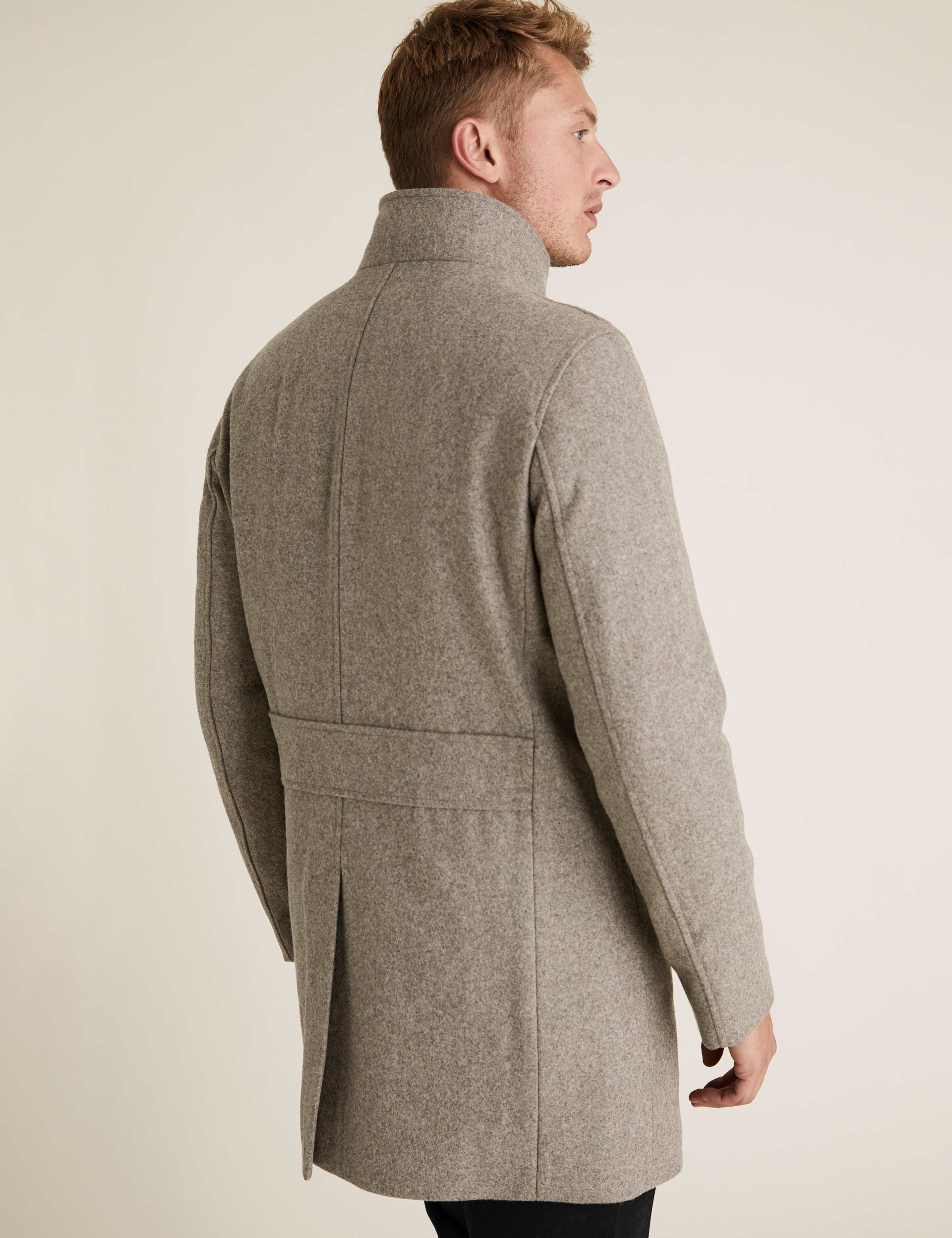 Wool Double Collar Overcoat 5 of 7