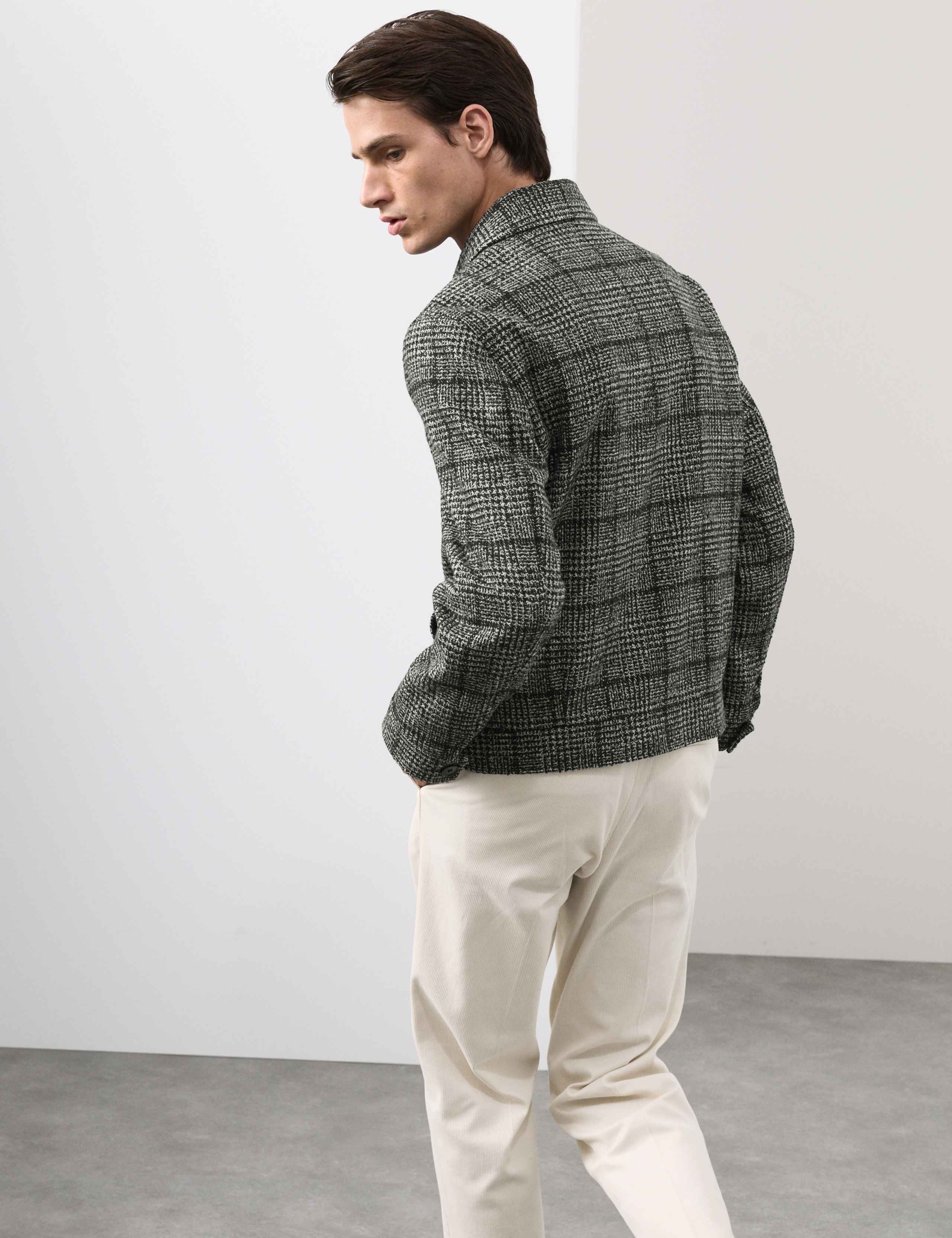 Wool Blend Harrington Jacket 5 of 9