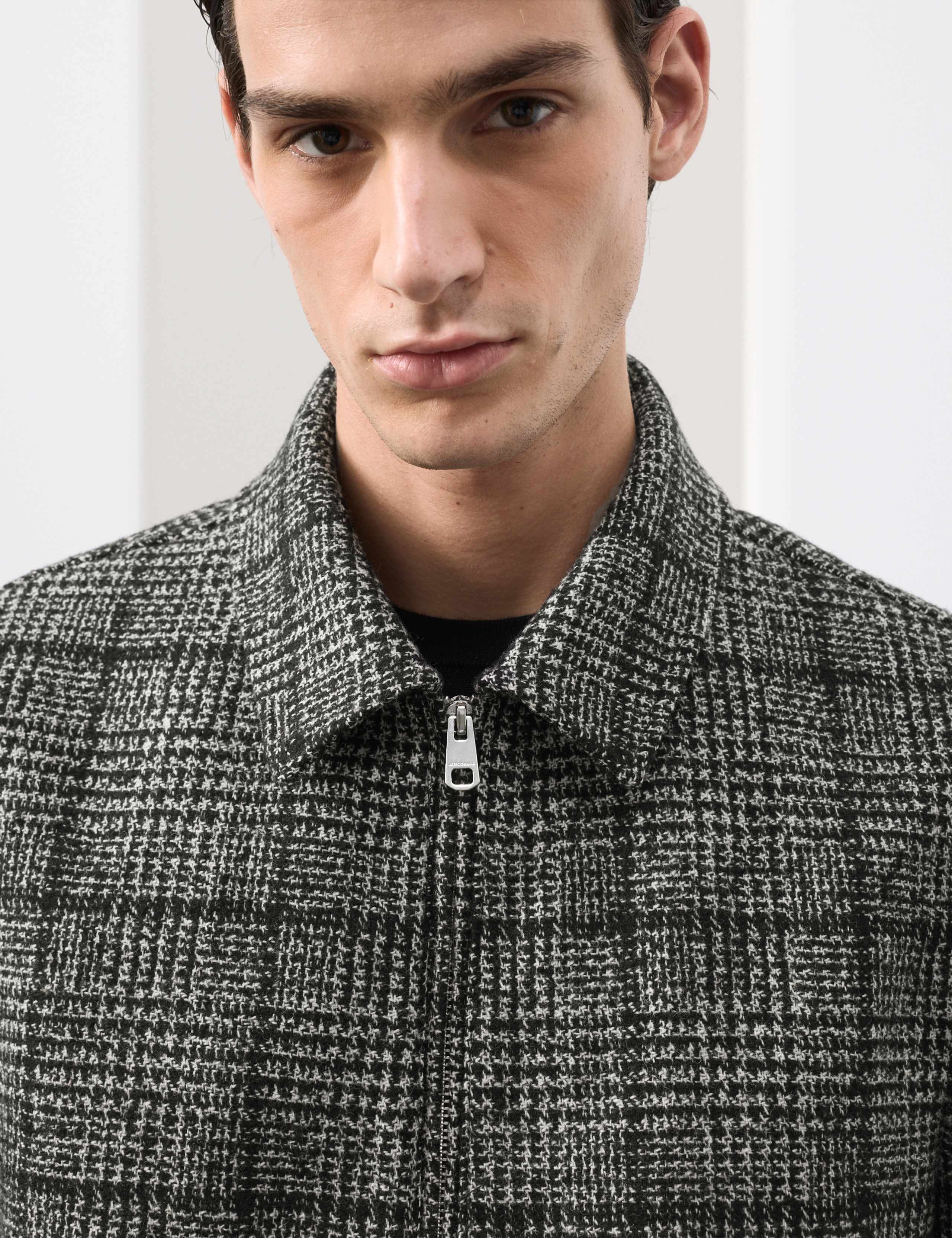 Wool Blend Harrington Jacket 9 of 9