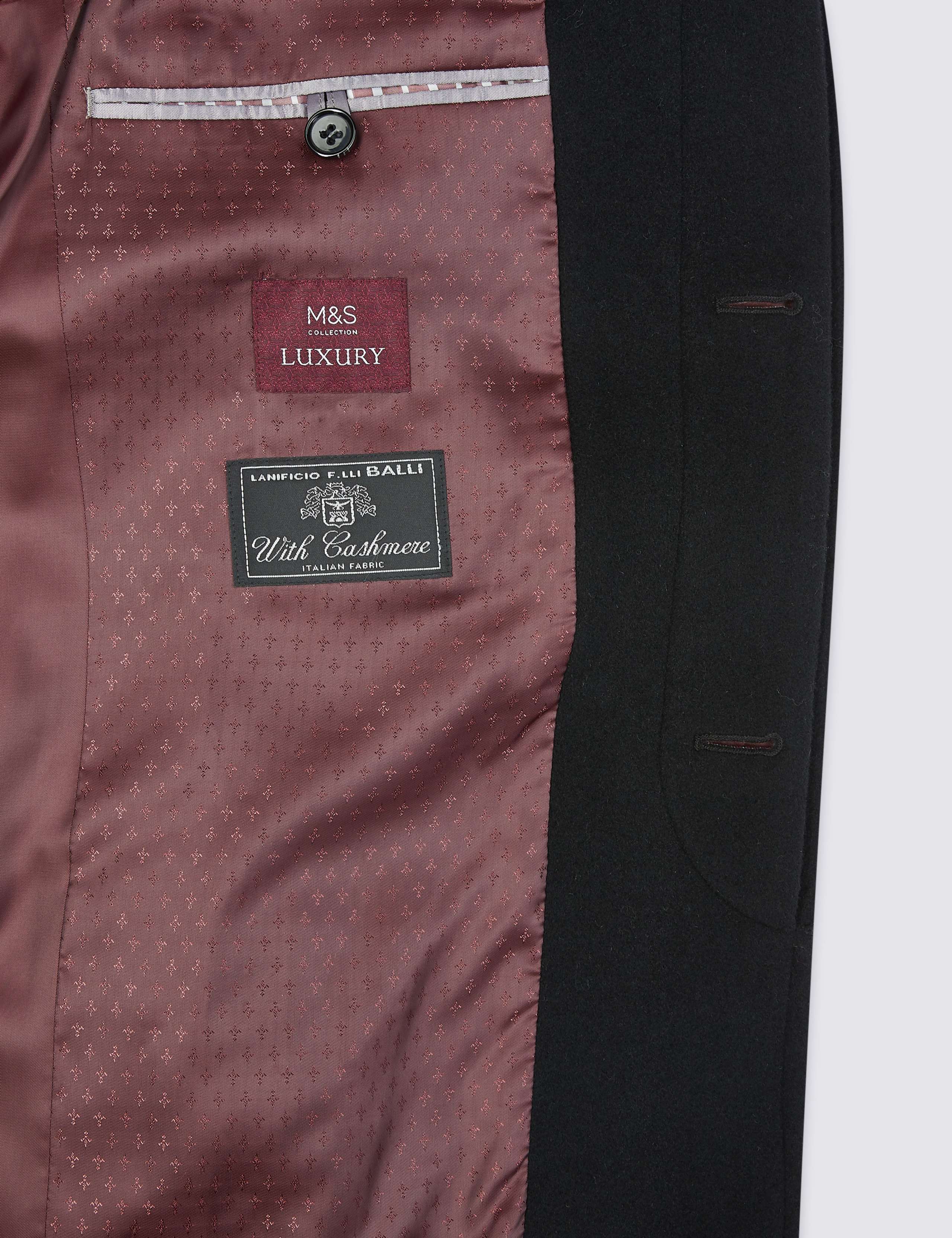 Luxury Italian Wool Overcoat with Cashmere 7 of 8