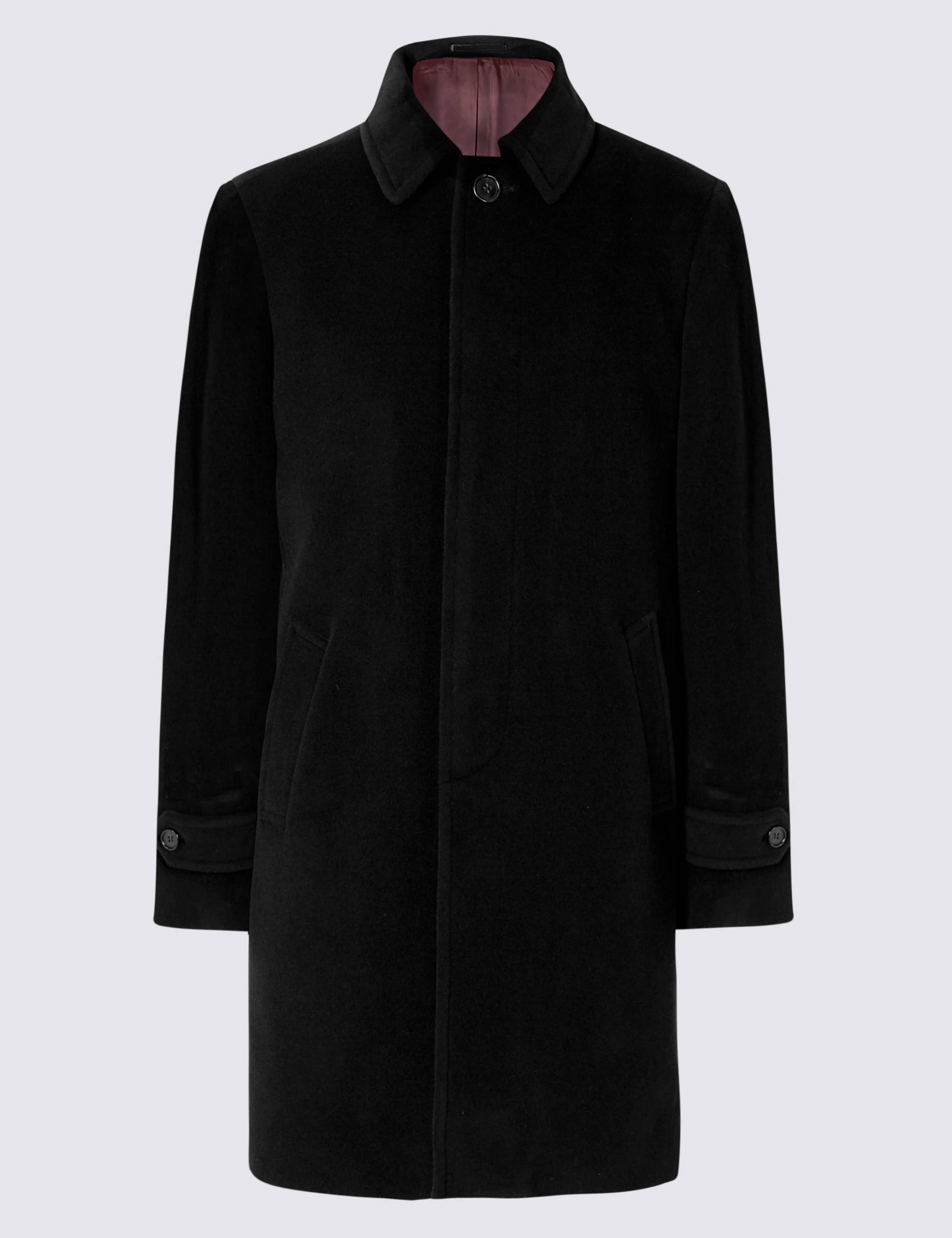 Luxury Italian Wool Overcoat with Cashmere 2 of 8