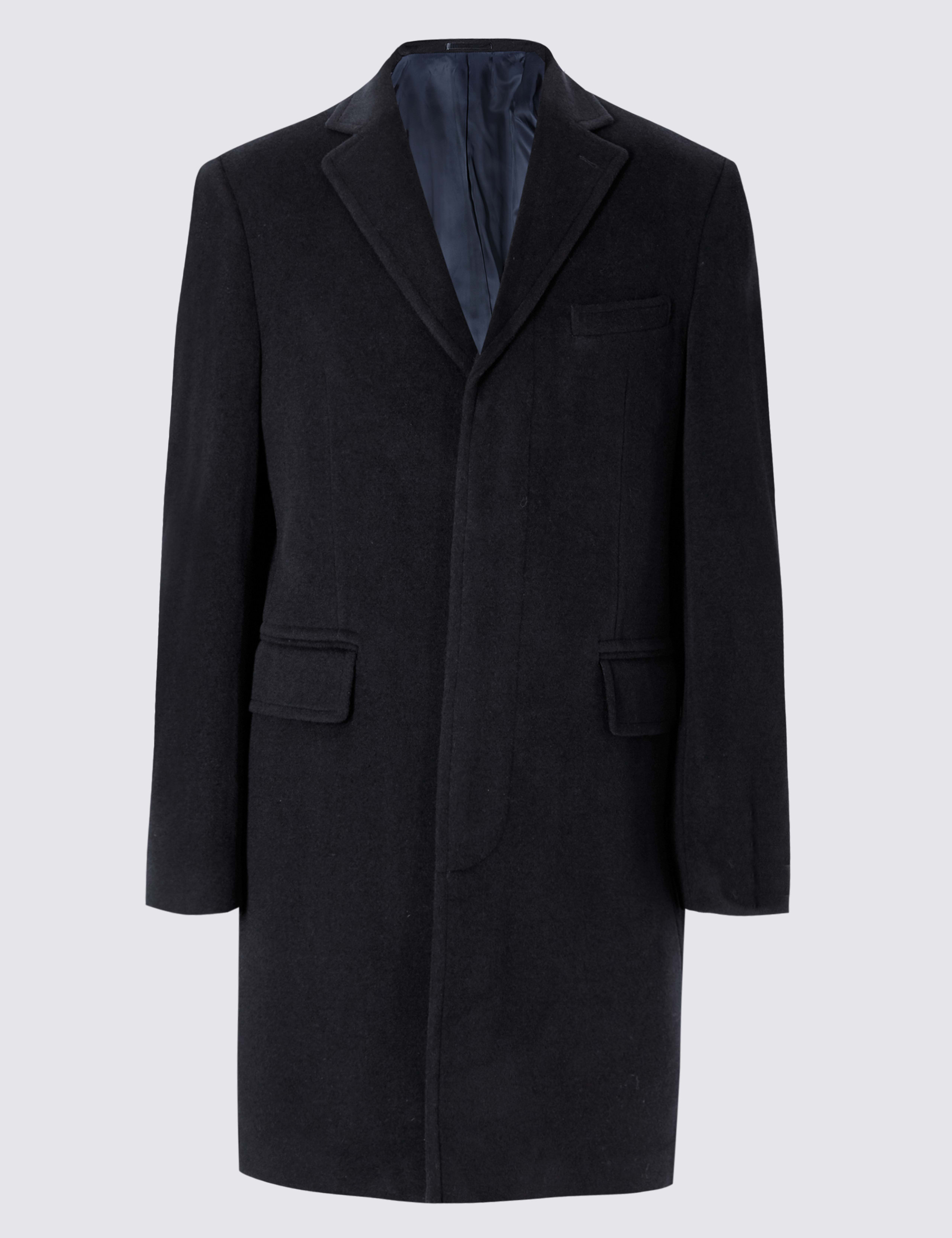 Italian Wool Overcoat with Cashmere 2 of 8