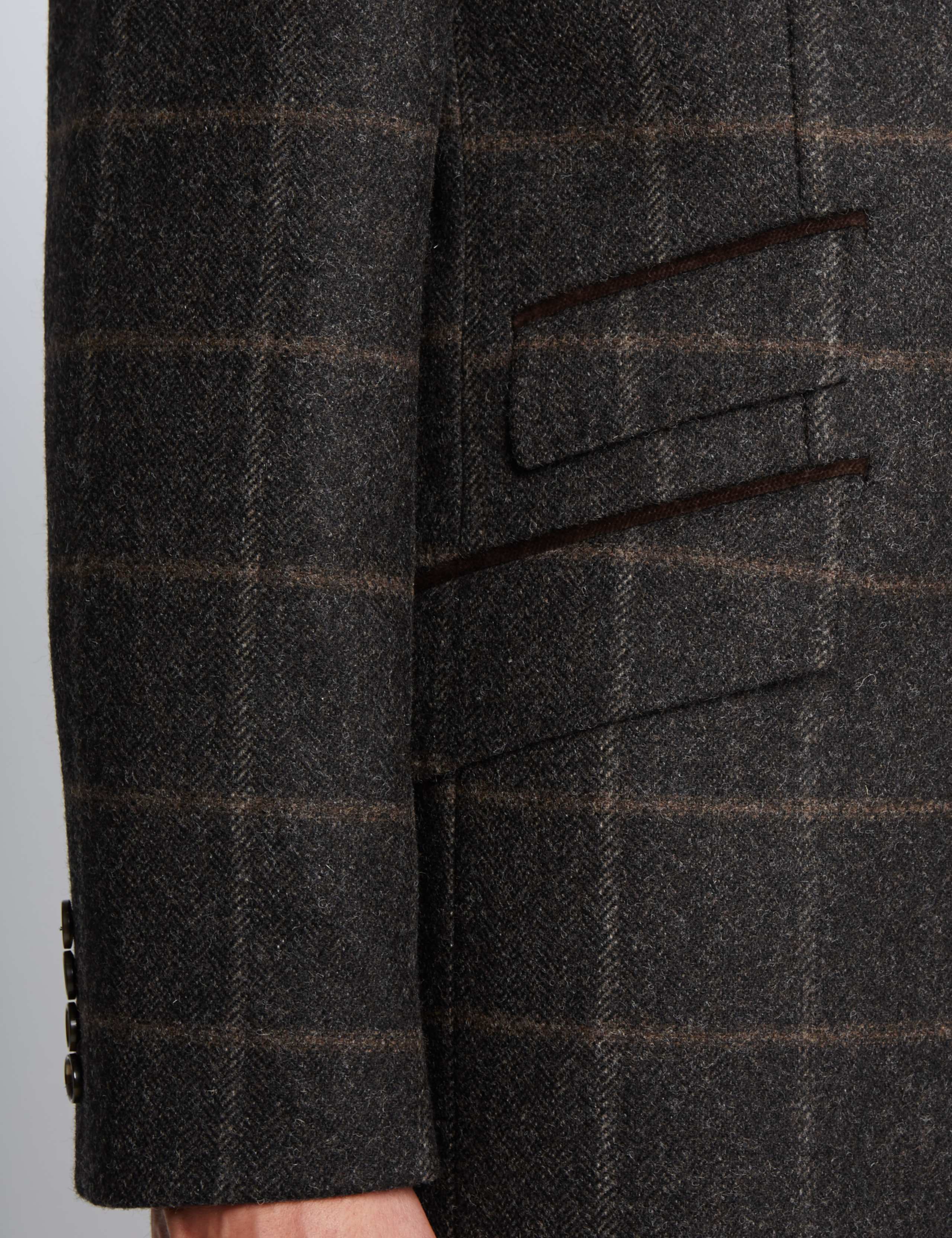 Pure Wool Single Breasted Coat 6 of 6