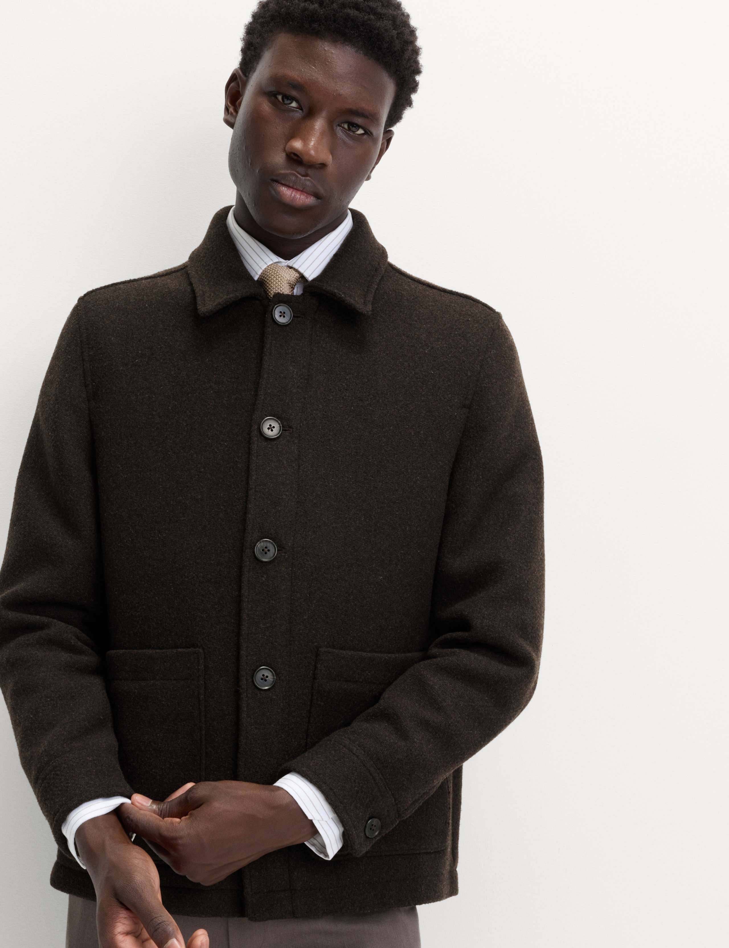 Textured Chore Jacket 1 of 7