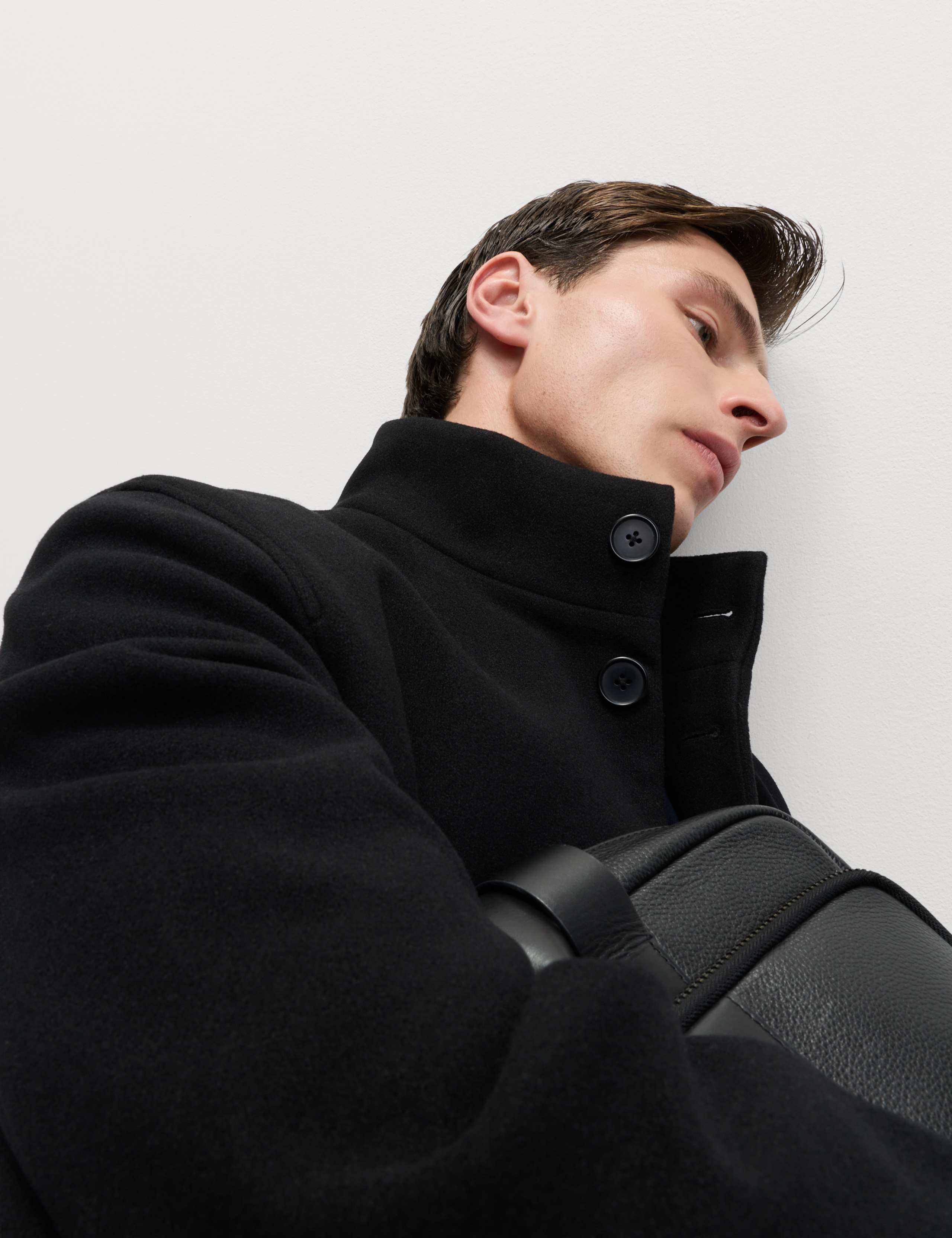 Funnel Neck Overcoat 1 of 7