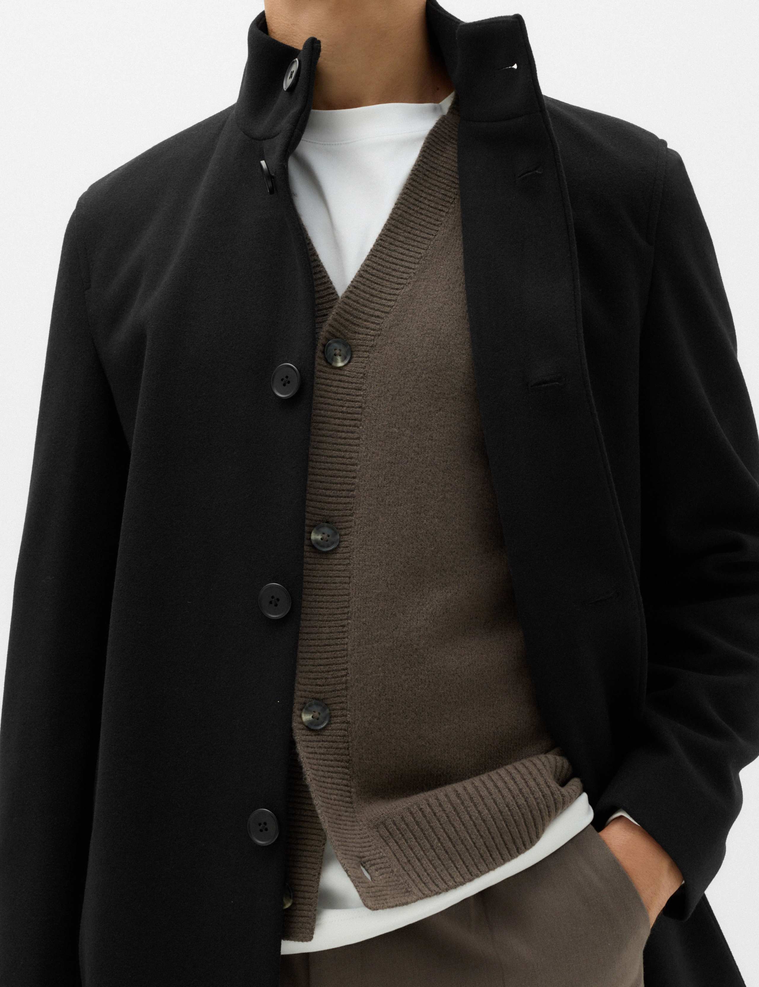 Funnel Neck Overcoat 4 of 8