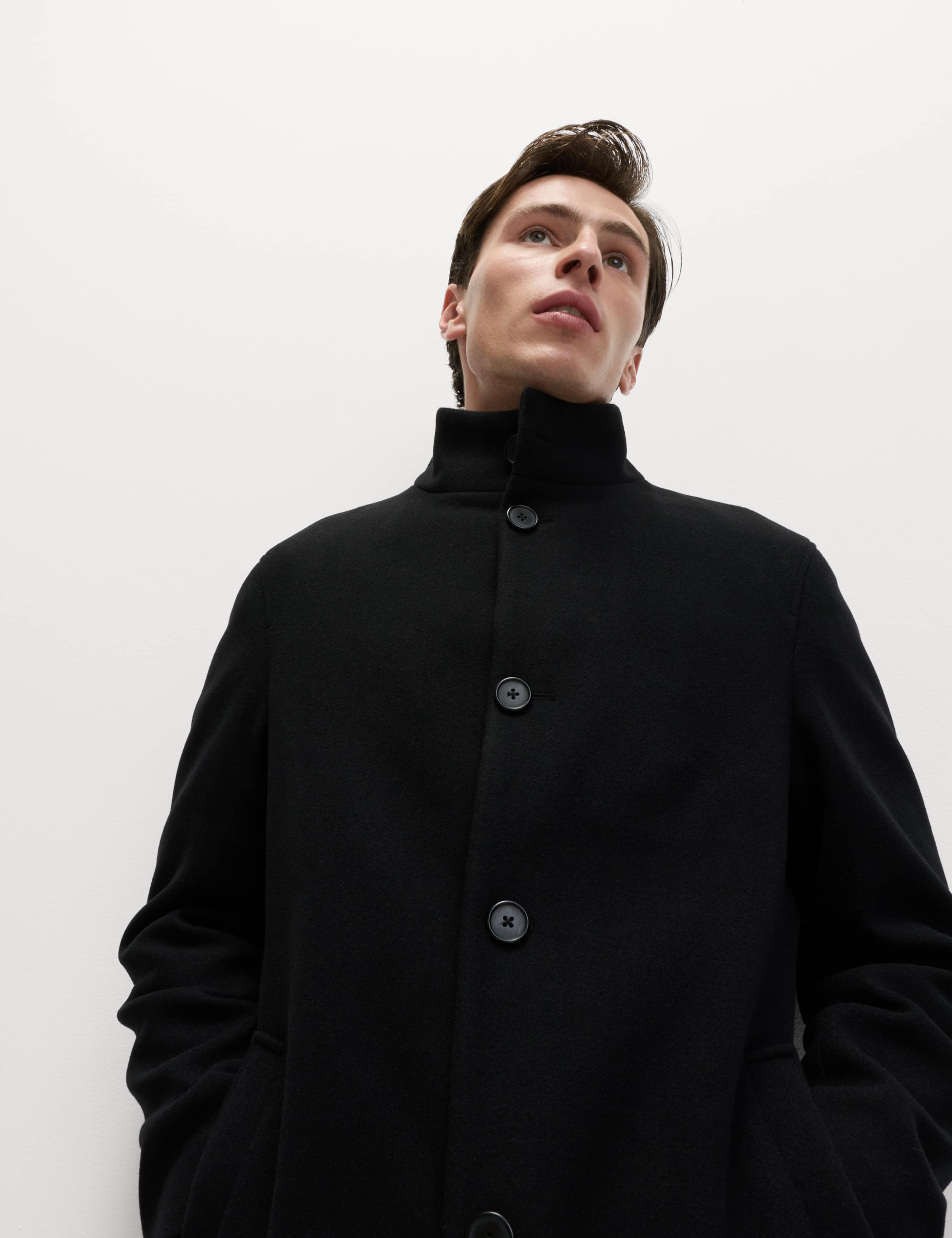Funnel Neck Overcoat 6 of 7