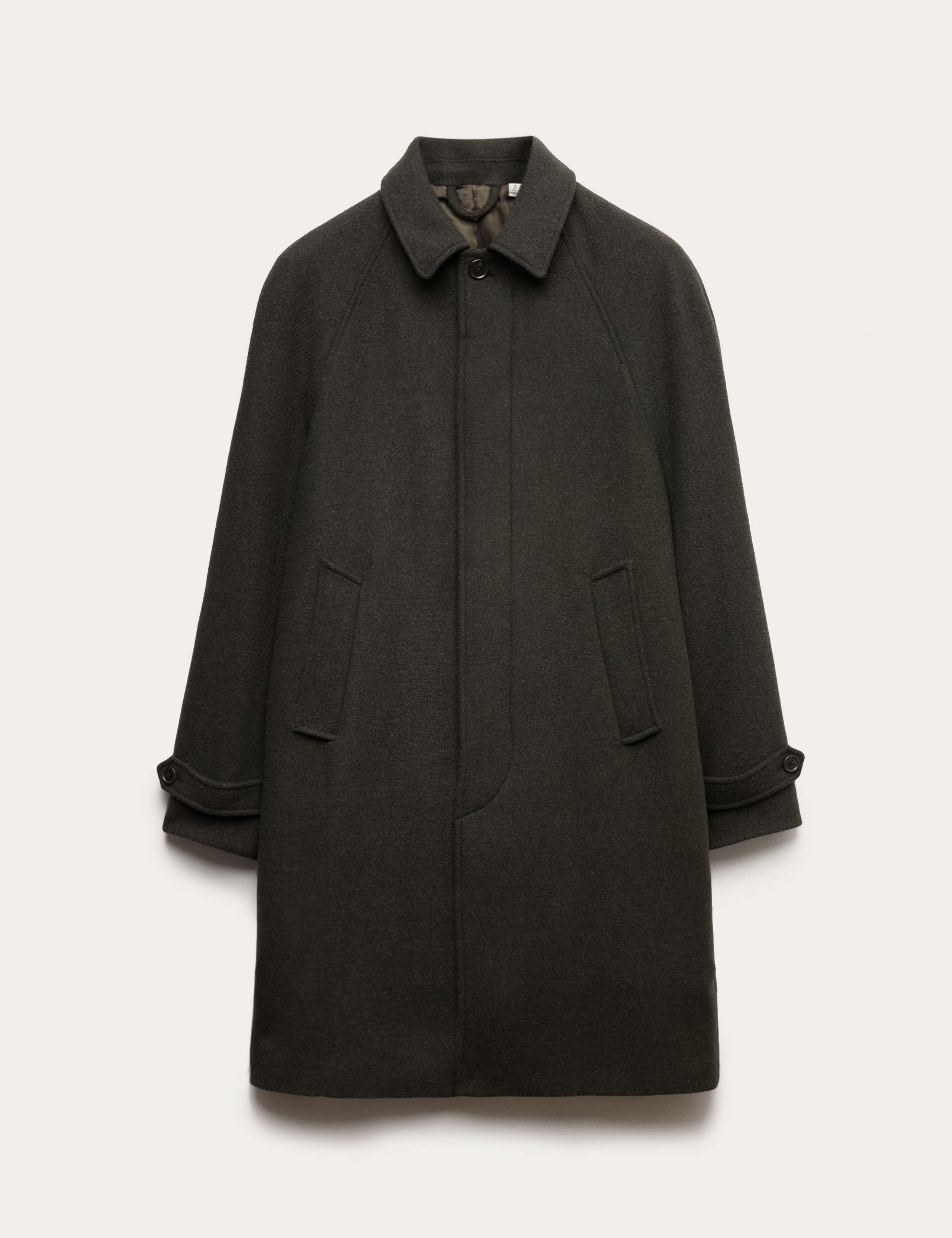 Textured Car Coat with Wool 2 of 7