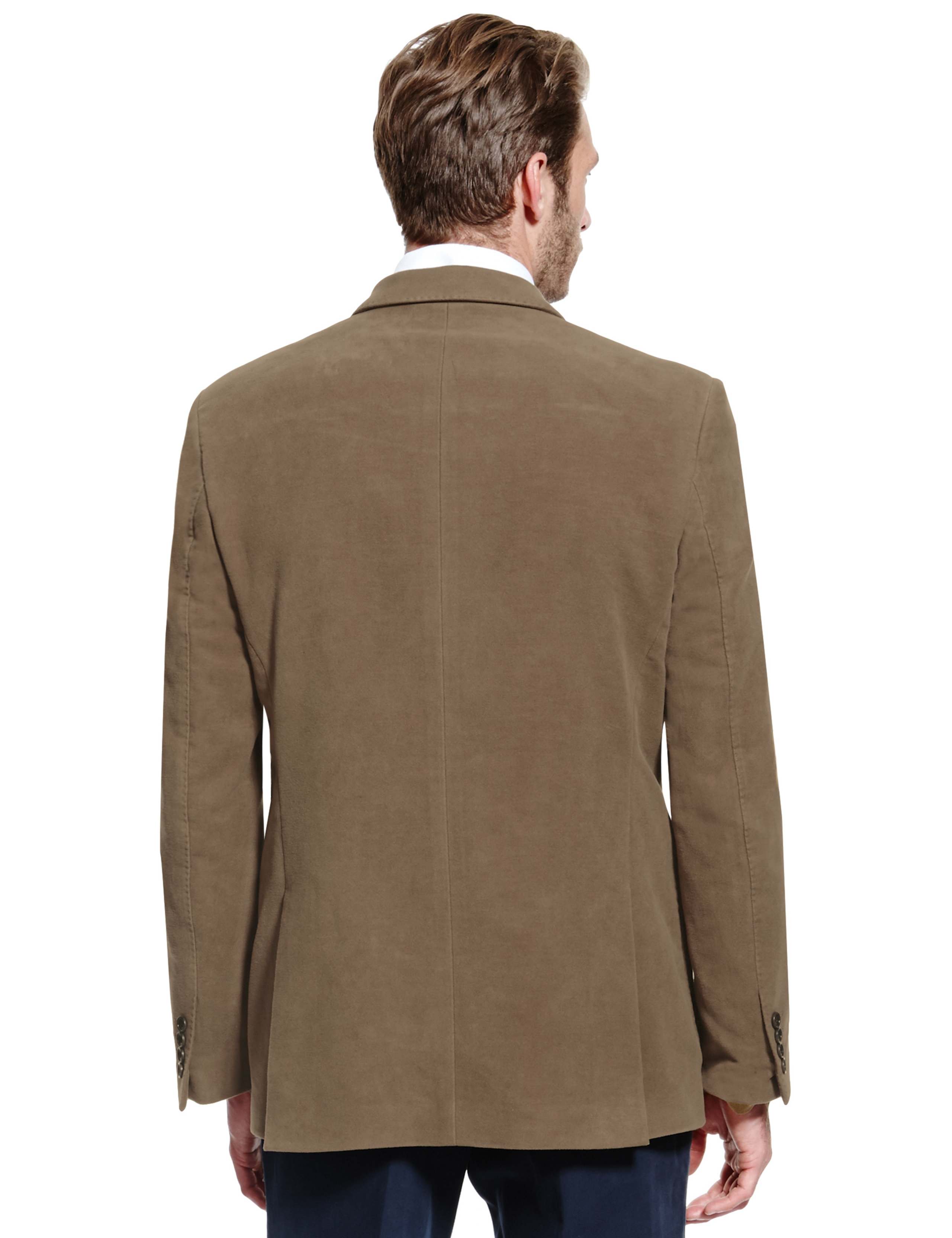 Pure Cotton 2 Button Moleskin Jacket 2 of 6