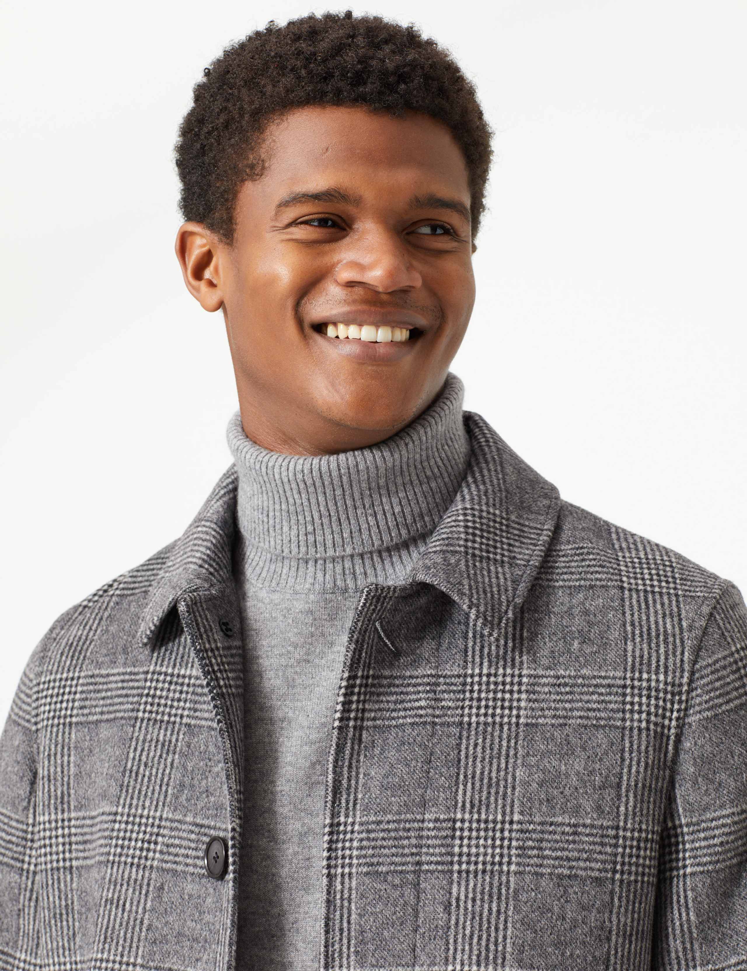Wool Rich Checked Overcoat 3 of 6