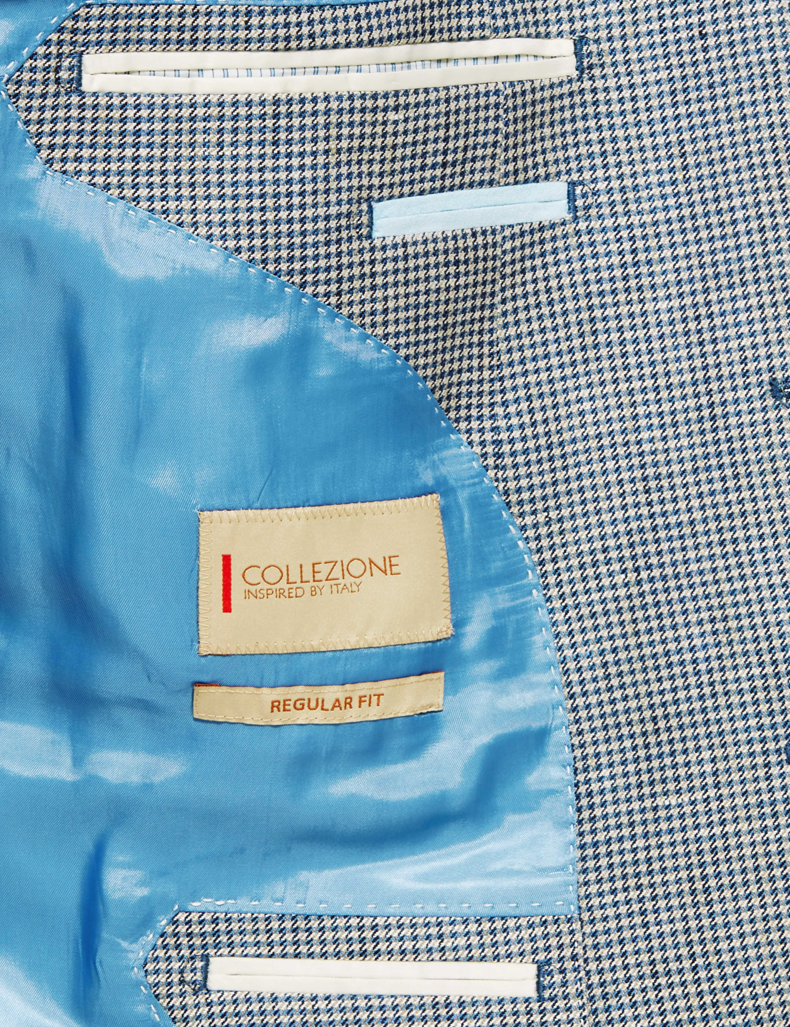 Pure Linen 2 Button Puppytooth Jacket 6 of 7