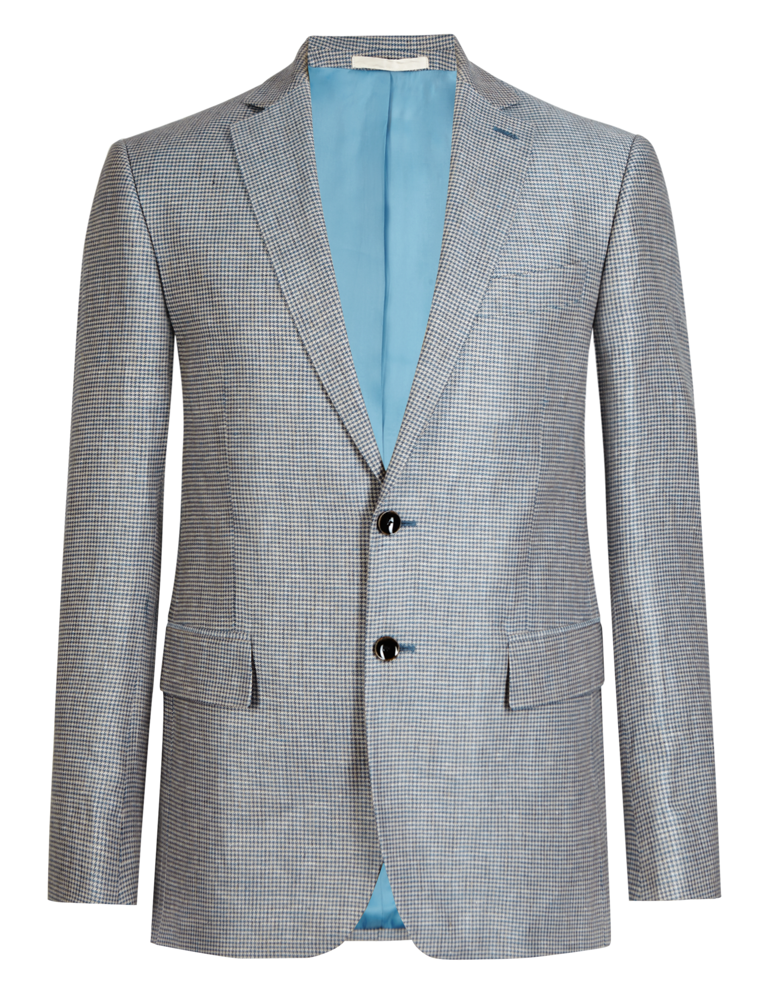 Pure Linen 2 Button Puppytooth Jacket 2 of 7