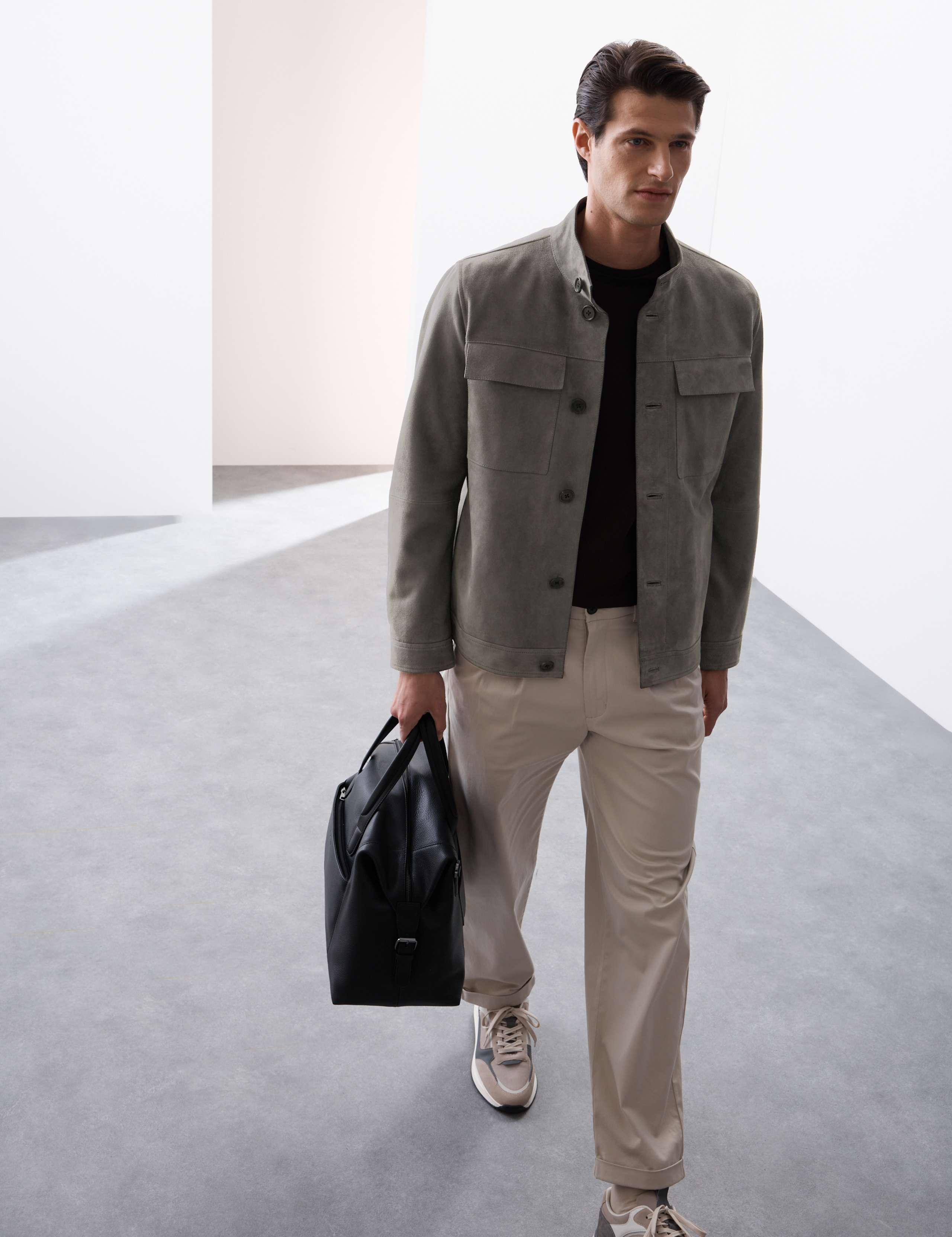 Suede Bomber Jacket 3 of 7