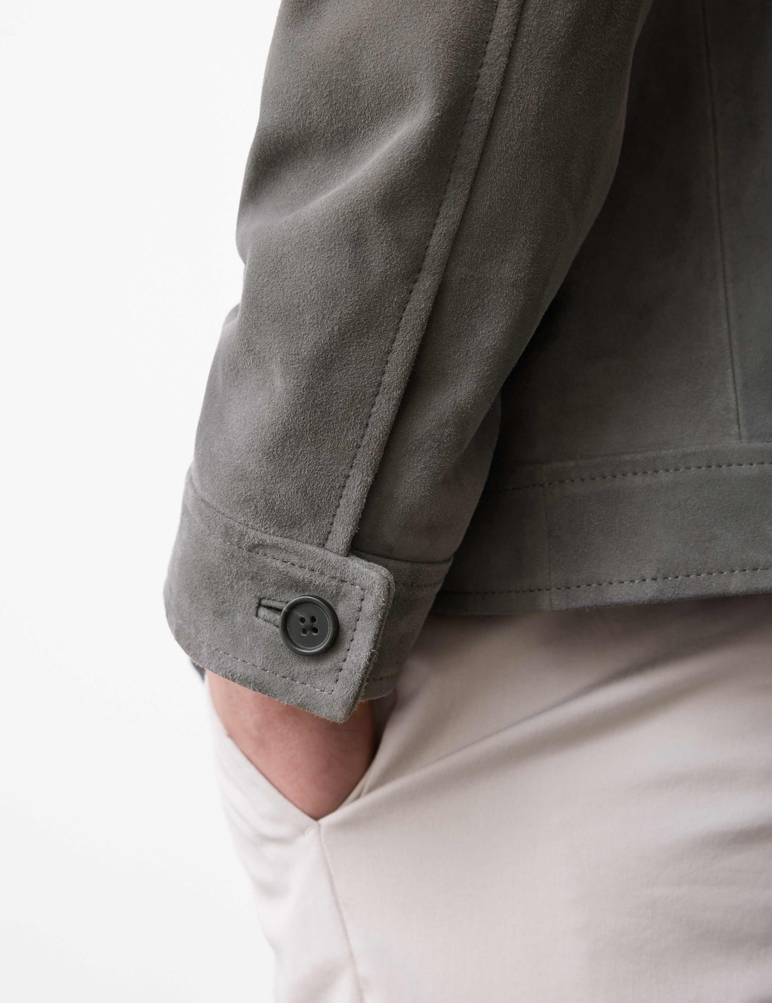 Suede Bomber Jacket 5 of 7