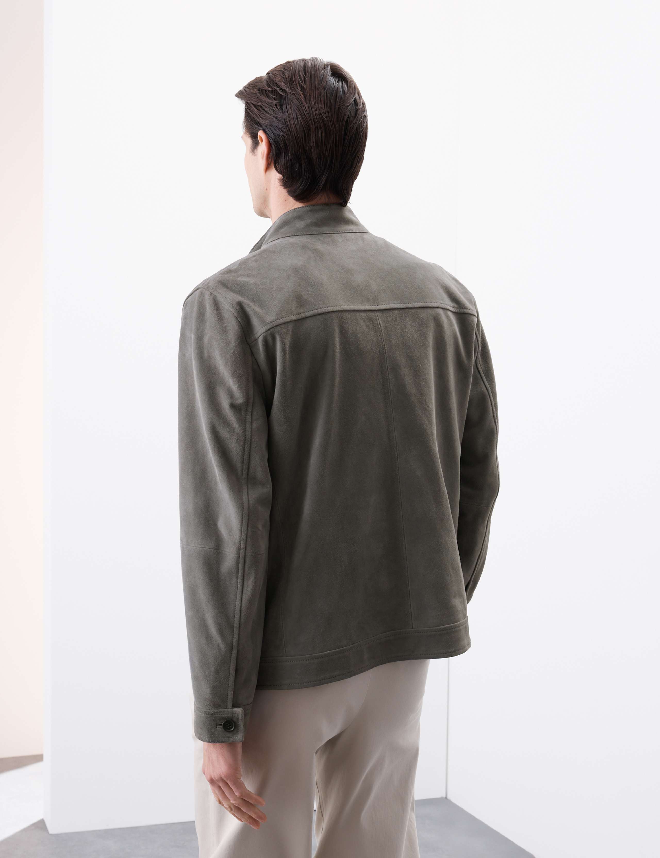 Suede Bomber Jacket 6 of 7
