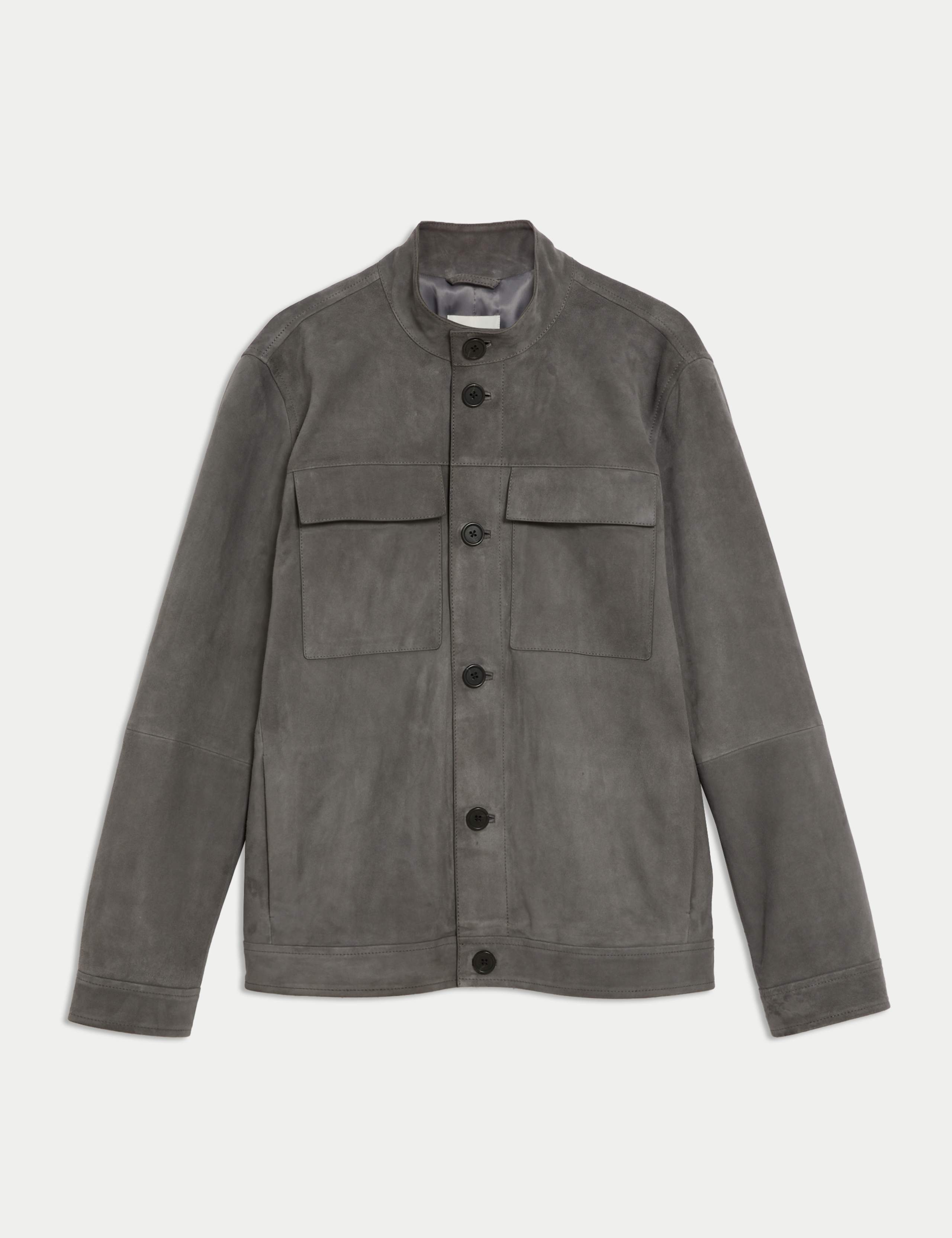 Suede Bomber Jacket 2 of 7