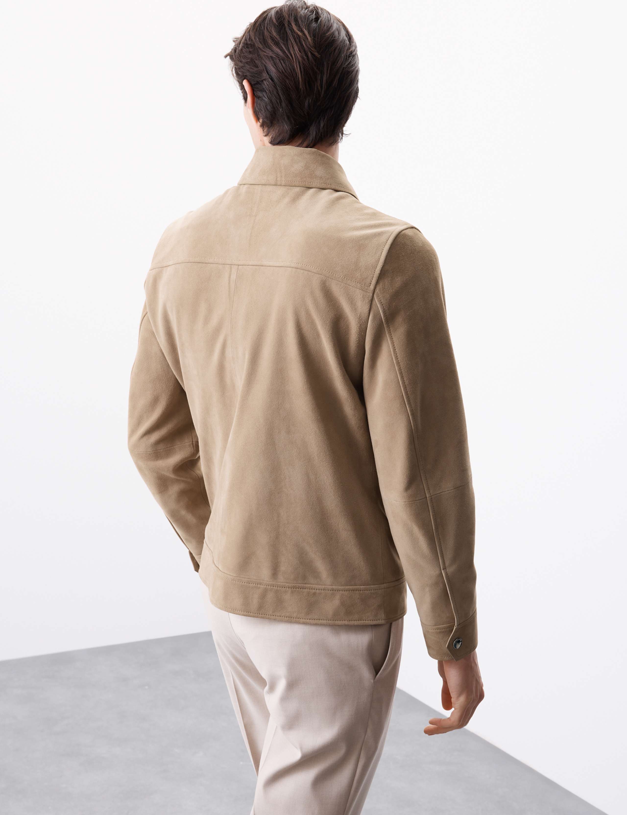 Suede Harrington Jacket 3 of 8
