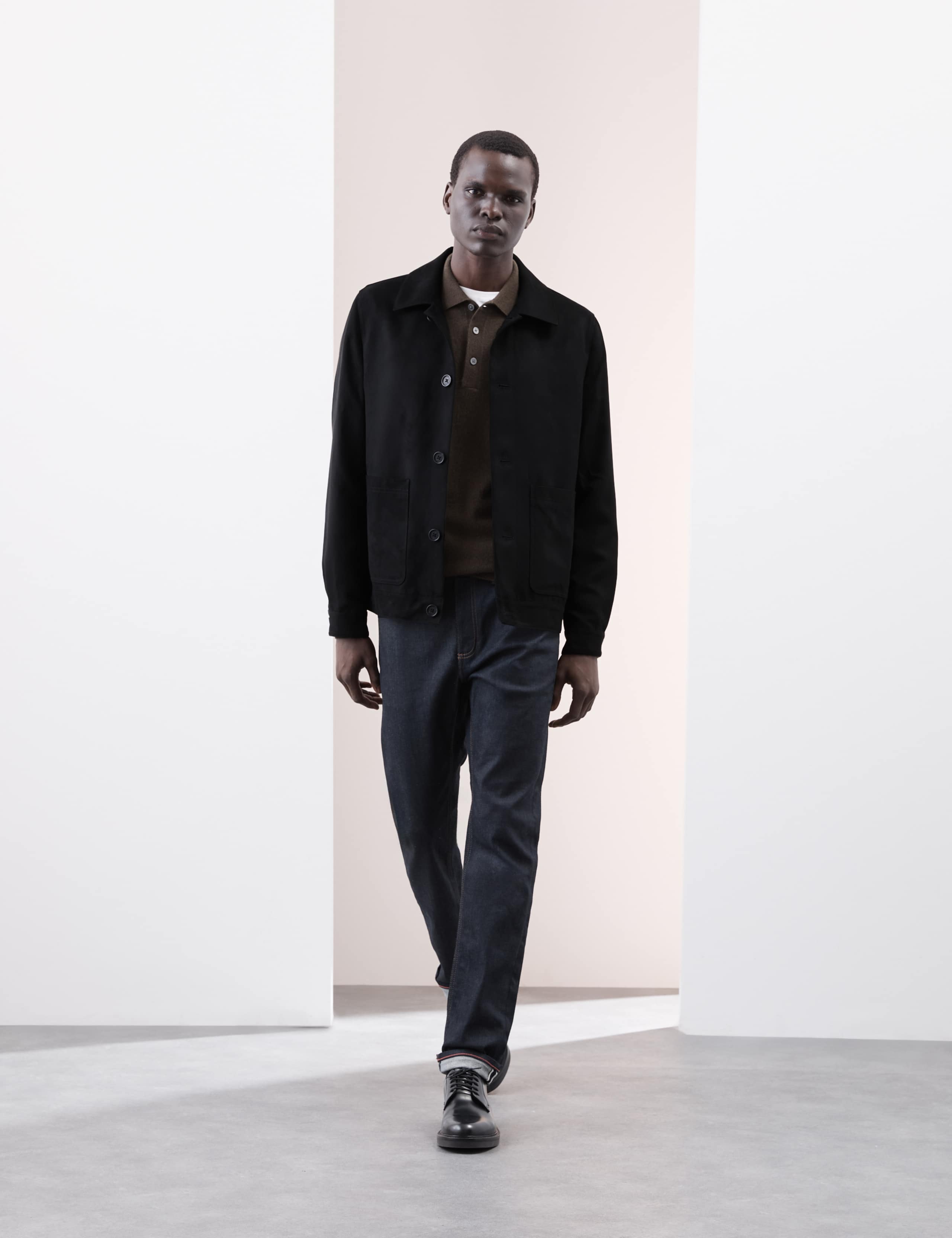 Faux Suede Harrington Jacket 3 of 7