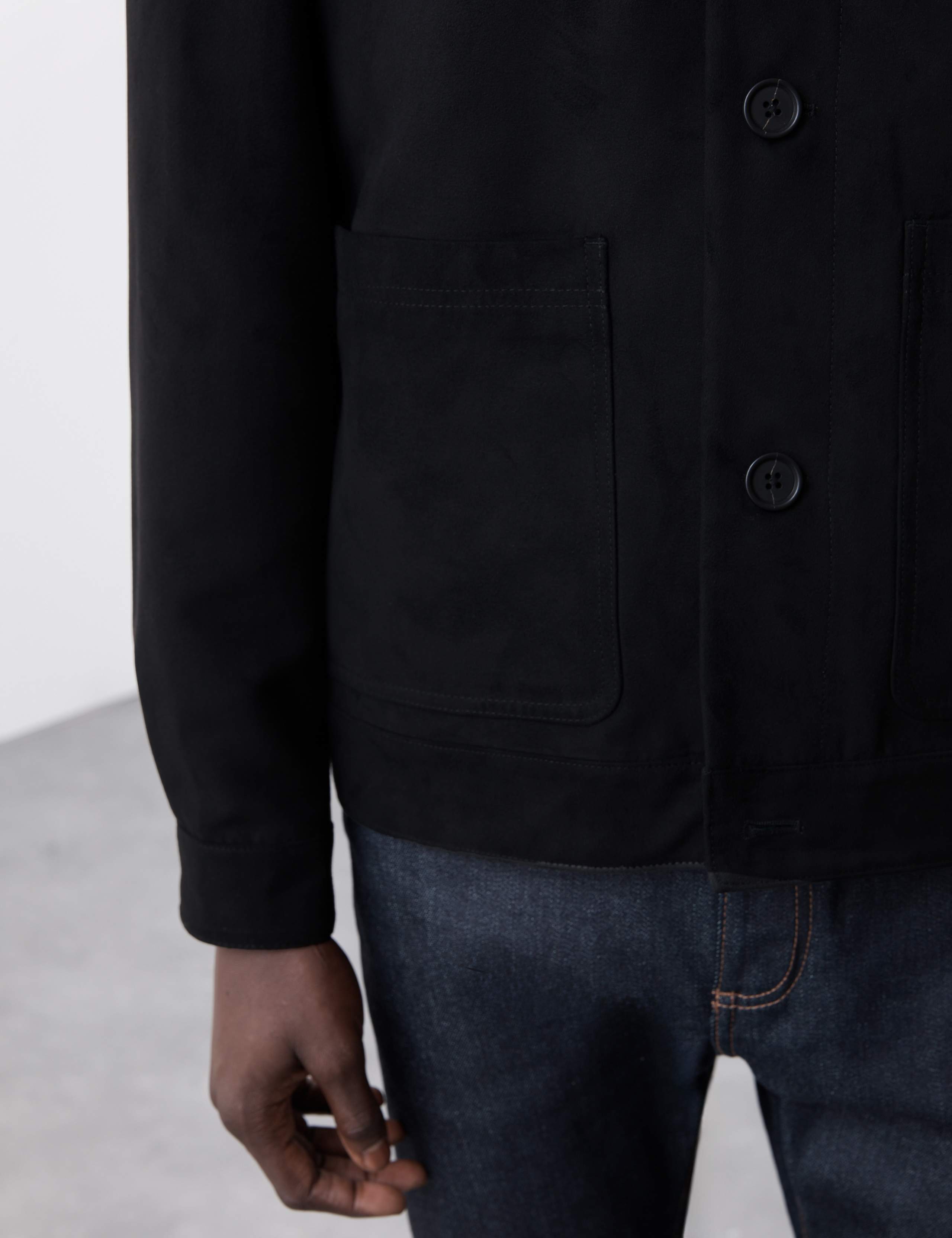 Faux Suede Harrington Jacket 4 of 7