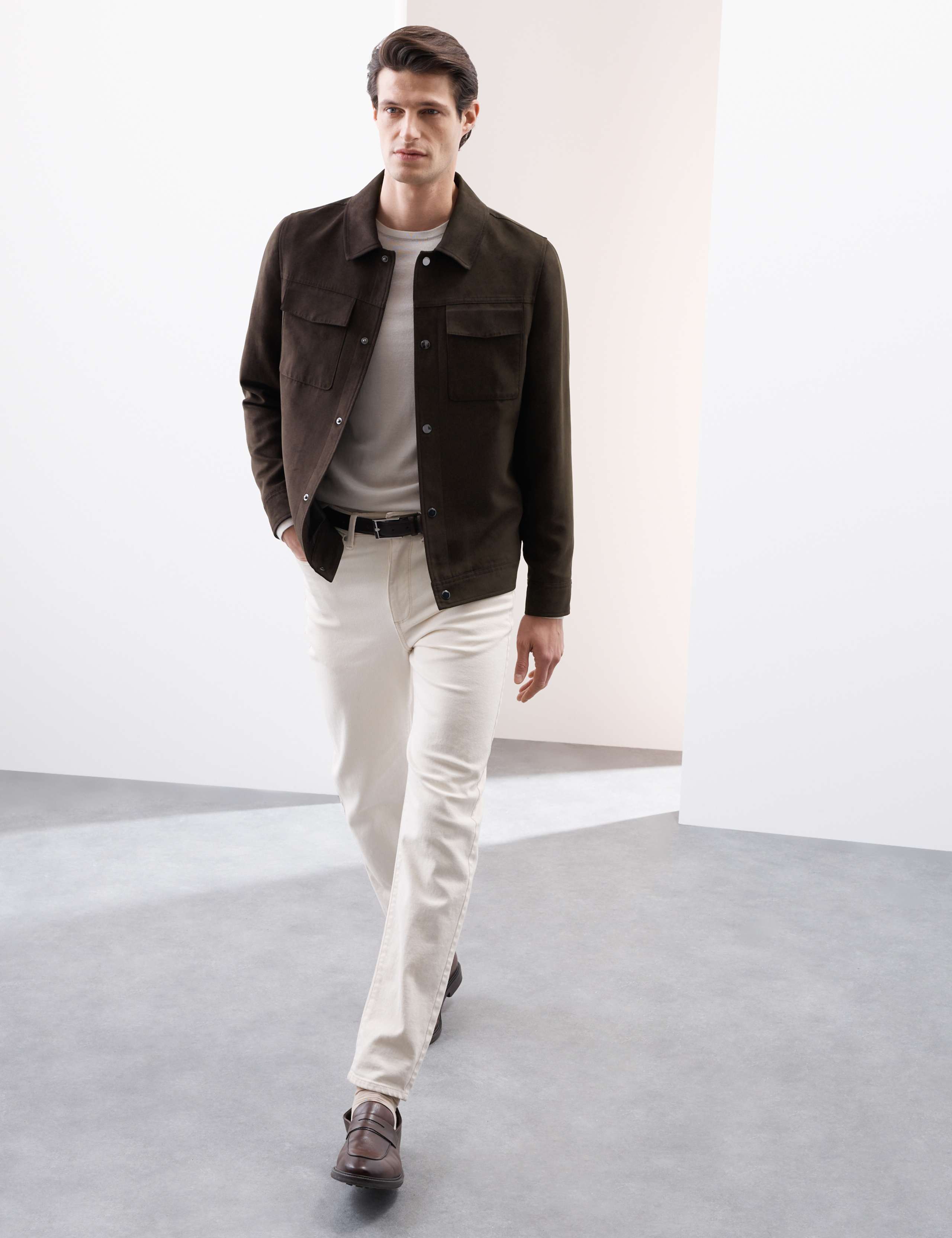 Faux Suede Overshirt 4 of 7