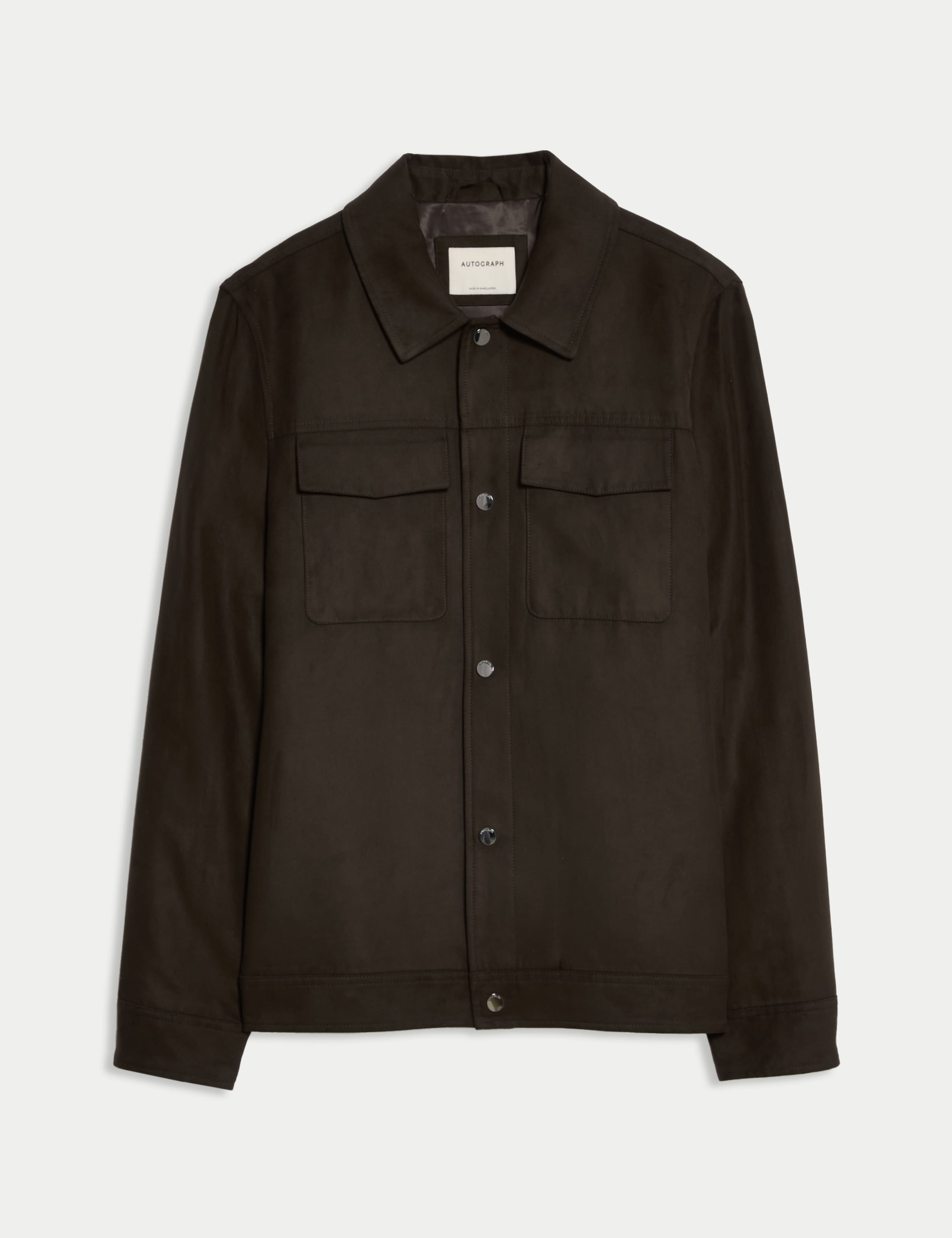 Faux Suede Overshirt 2 of 7