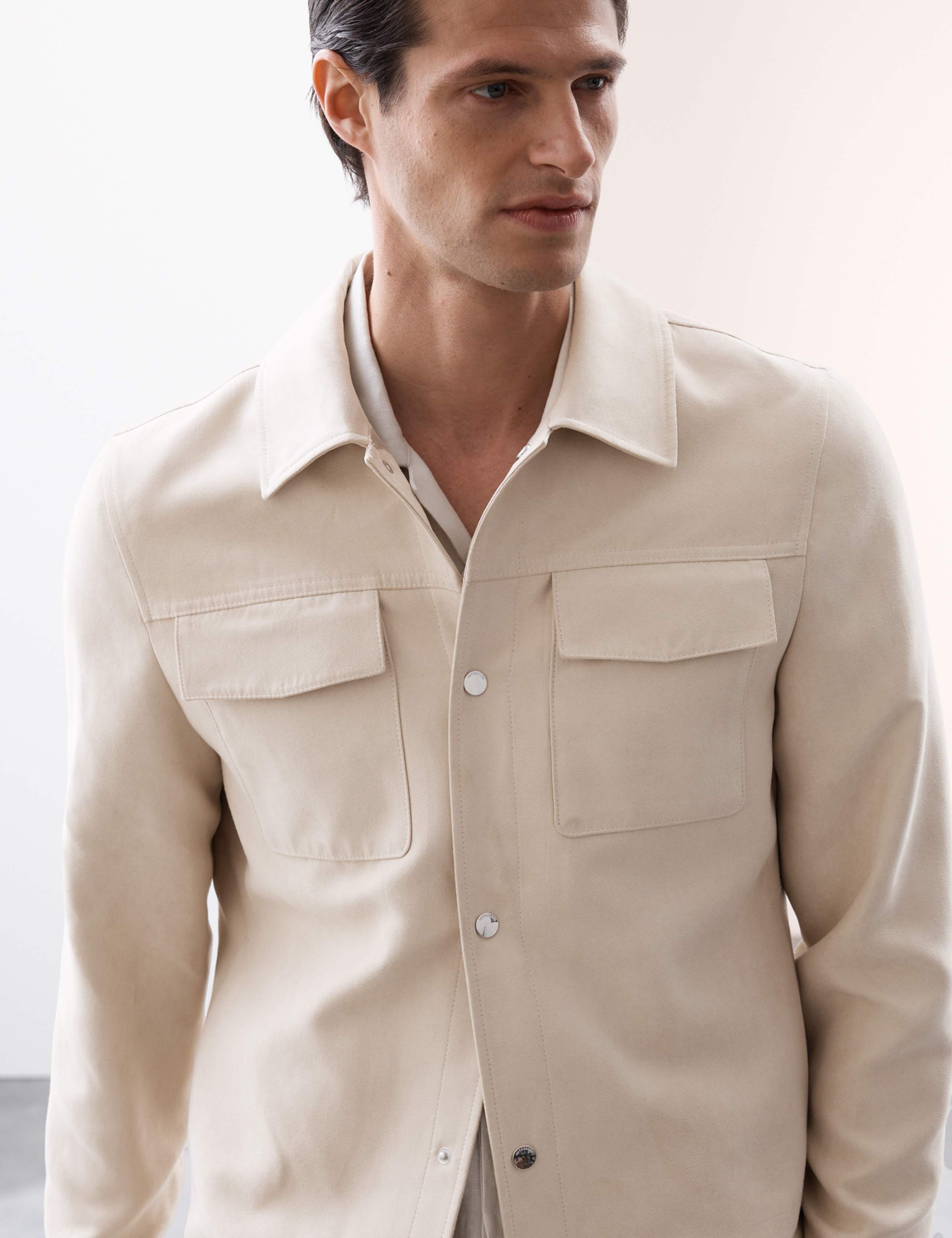 Faux Suede Overshirt 5 of 8