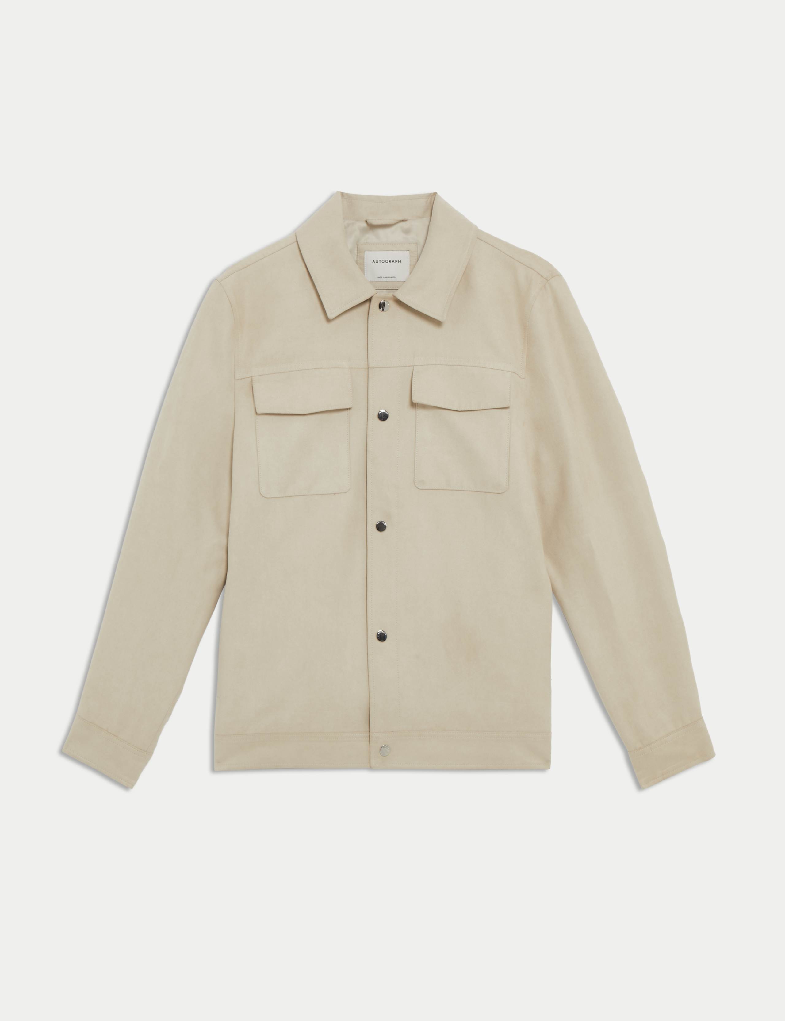 Faux Suede Overshirt 2 of 8