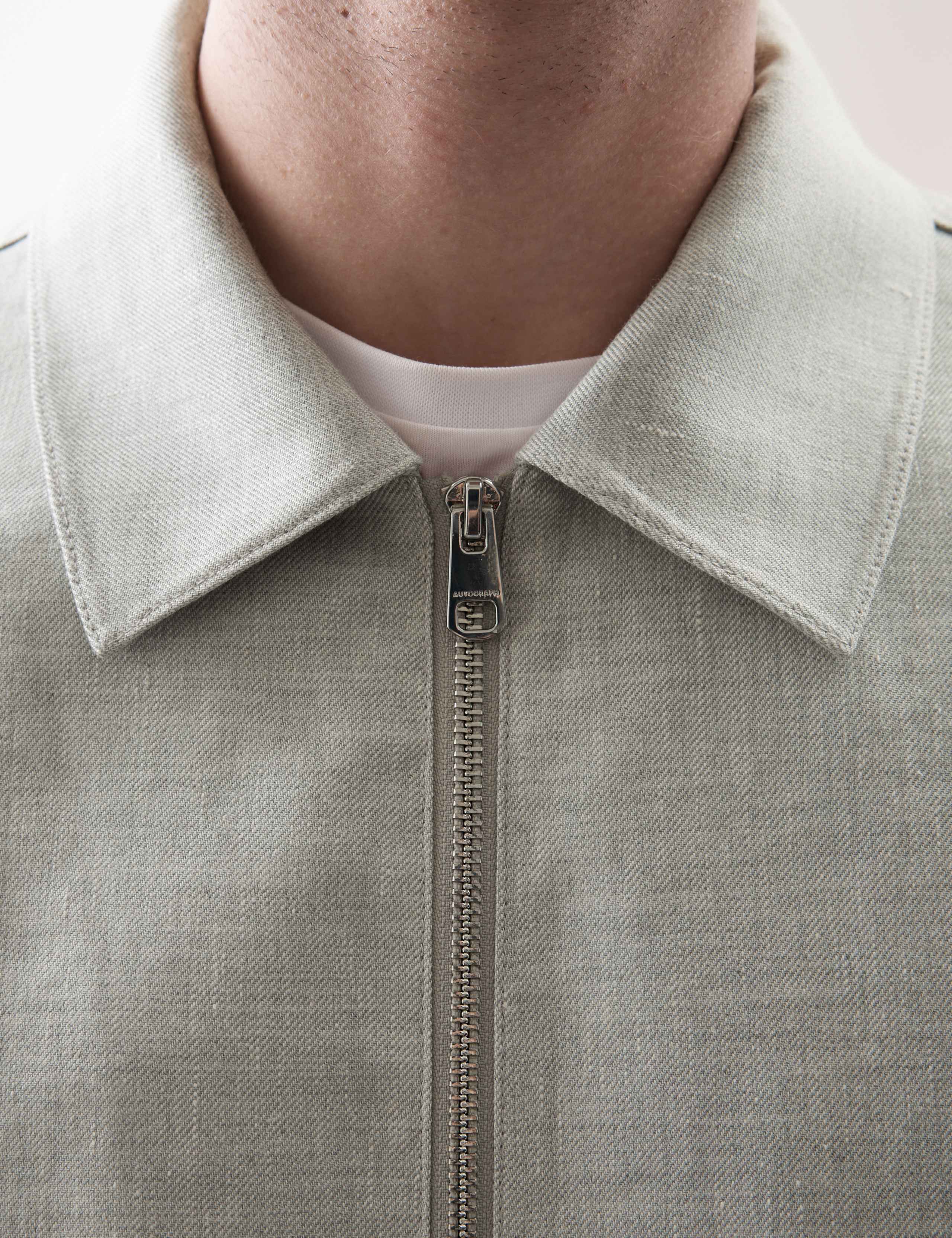 Italian Linen Miracle™ Bomber Jacket 4 of 7