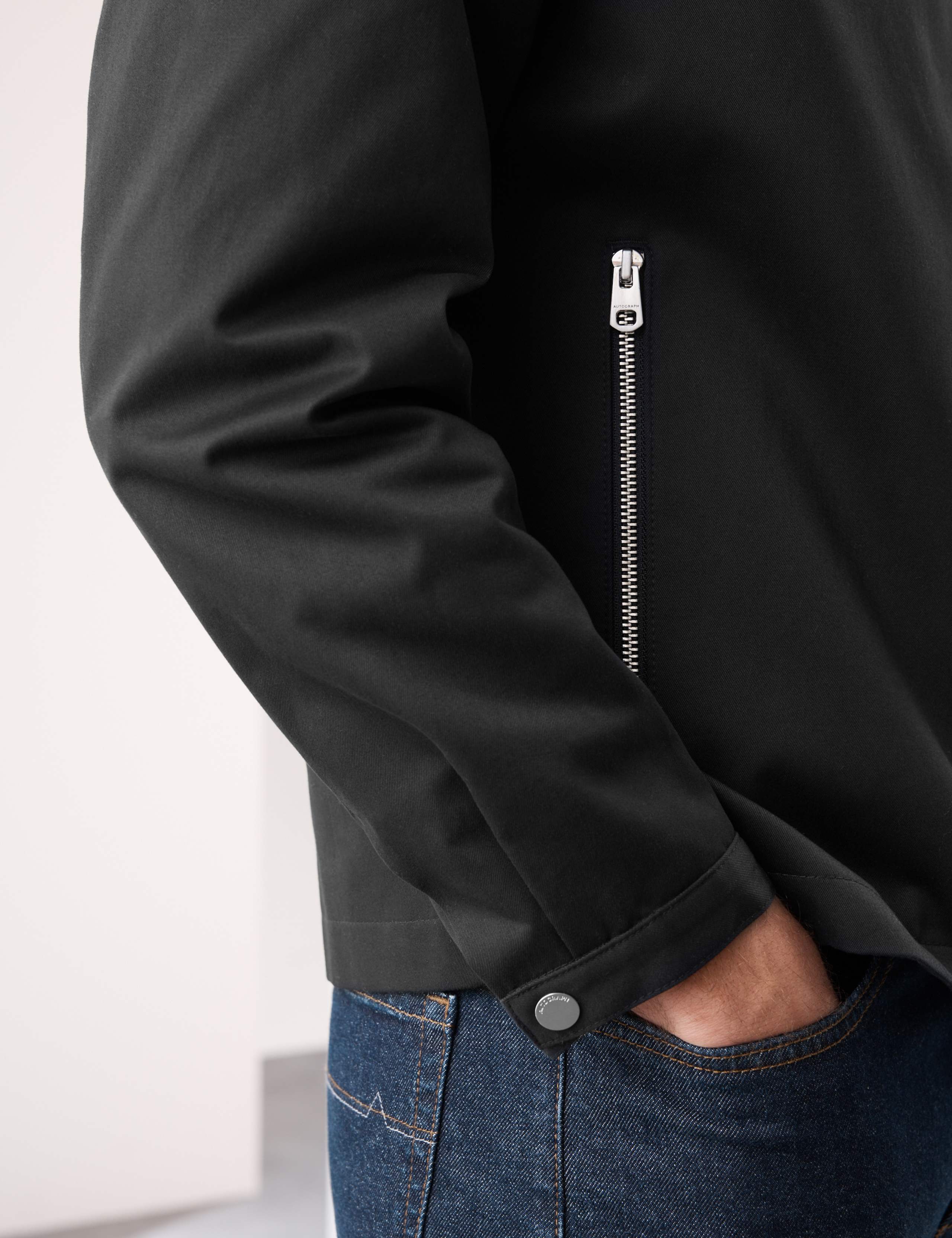 Pure Cotton Harrington Jacket 5 of 8