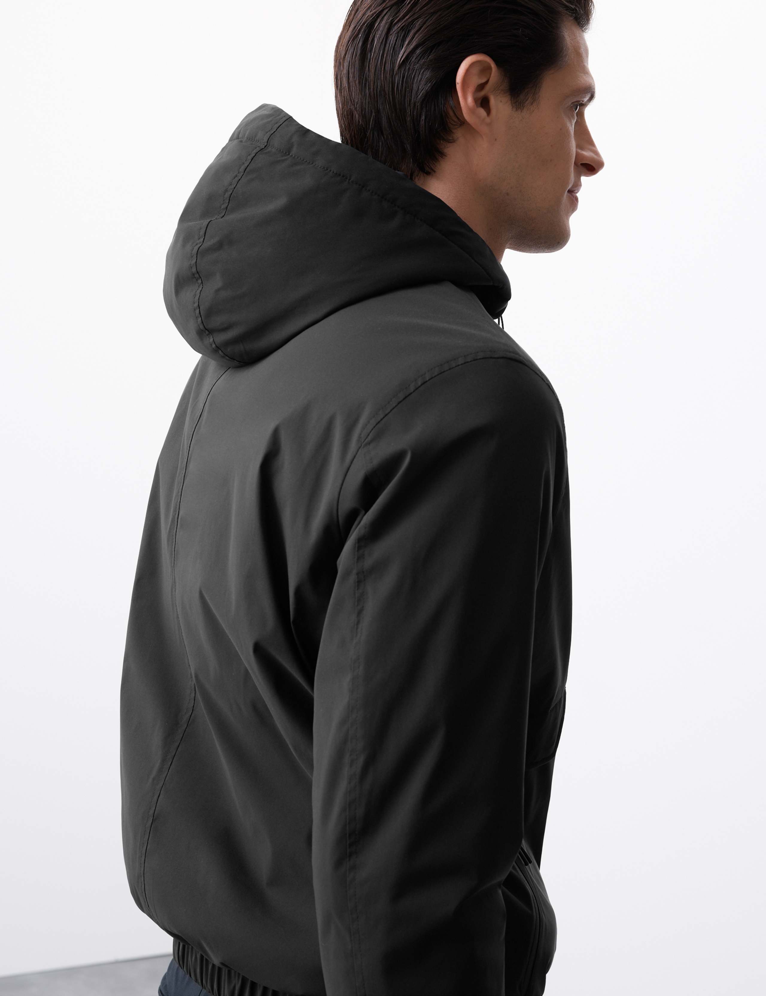 Padded Hooded Bomber Jacket 3 of 6