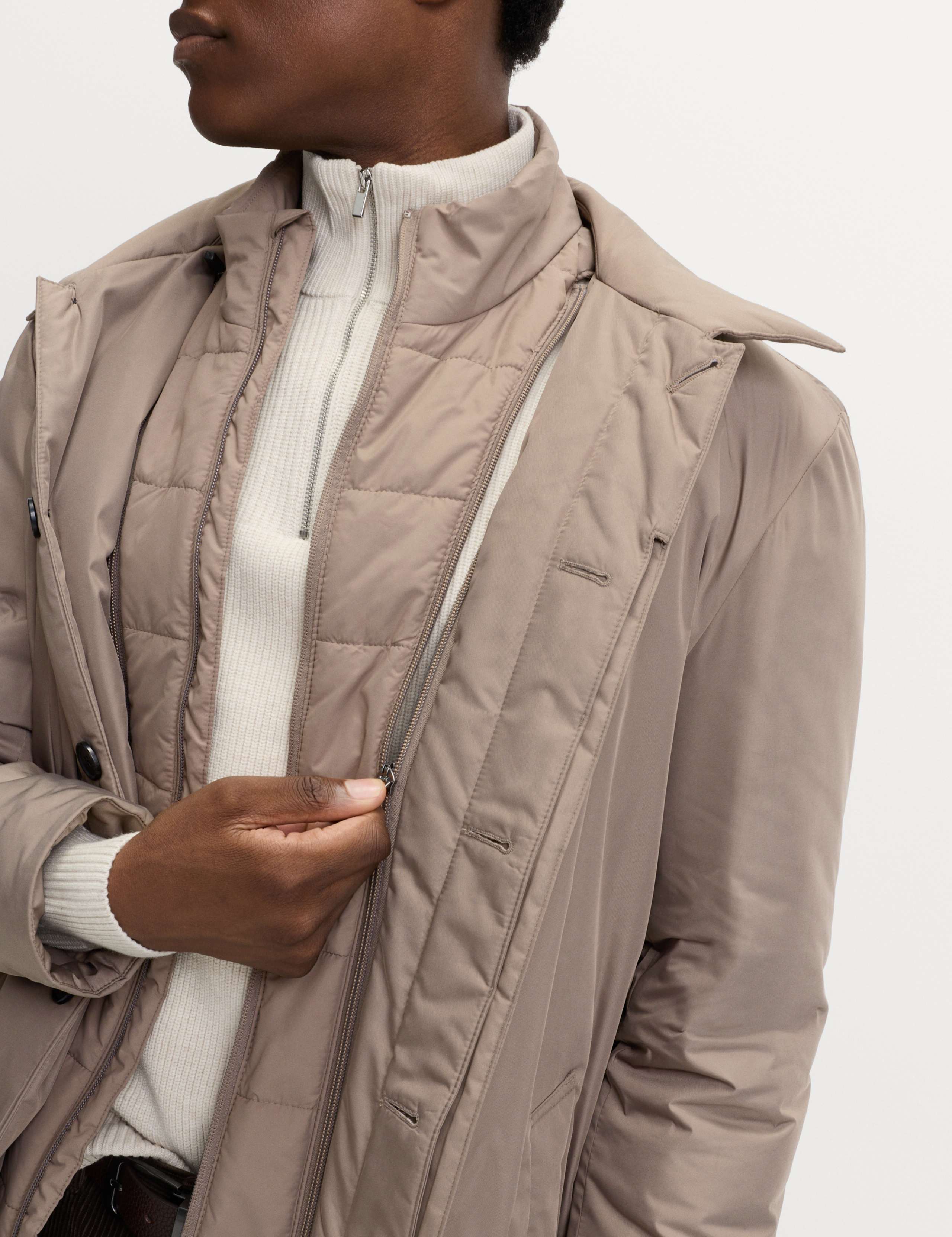 Shirt Collar Mac with Removable Bib 5 of 7