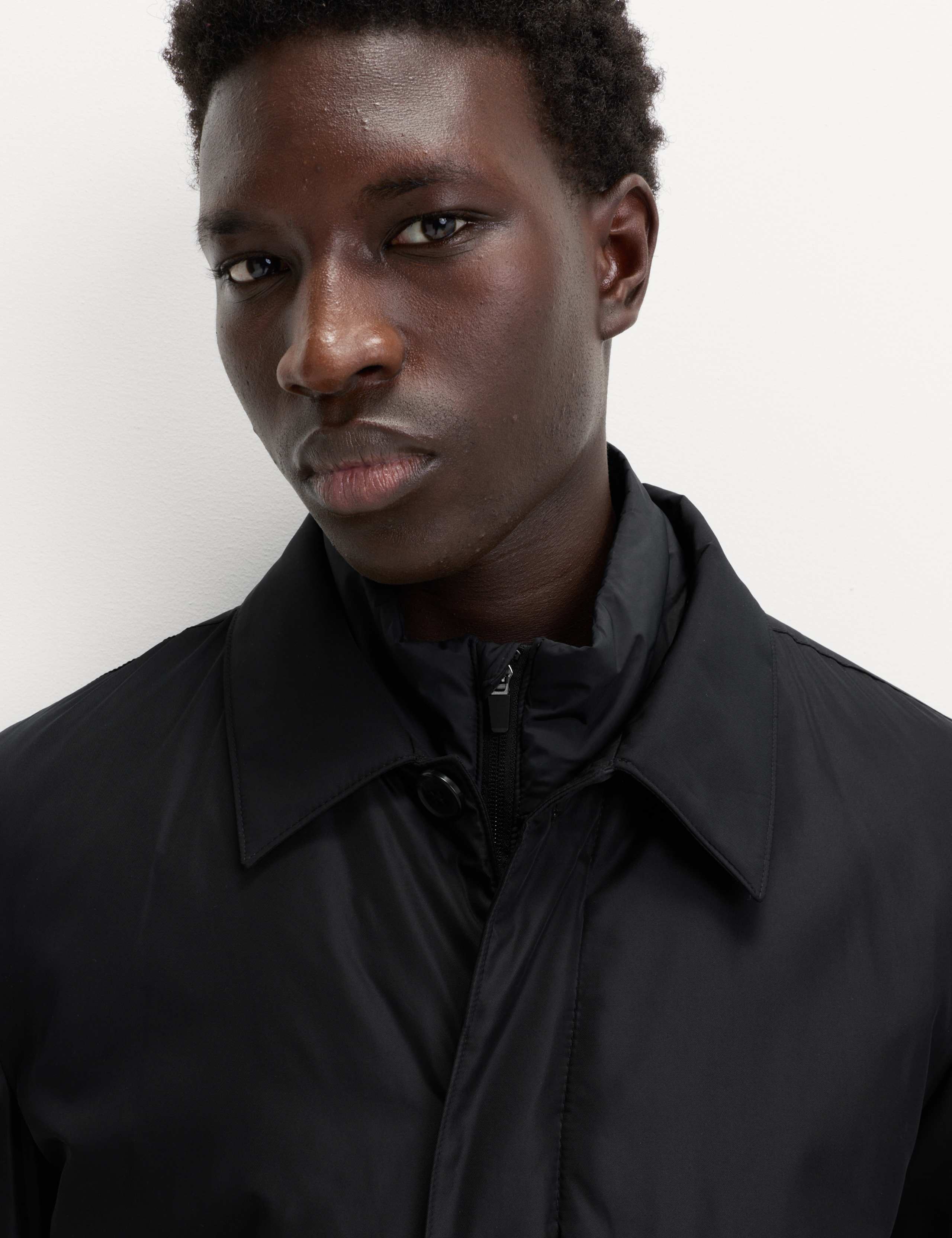 Shirt Collar Mac with Removable Bib 5 of 7