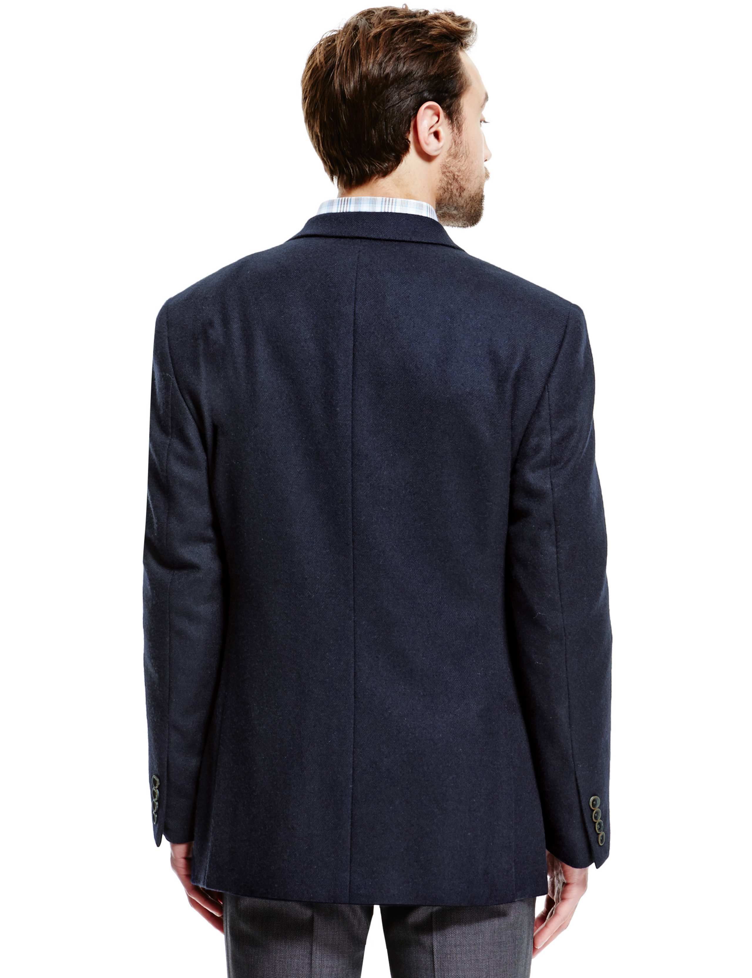 Luxury Pure Cashmere 2 Button Jacket 3 of 6