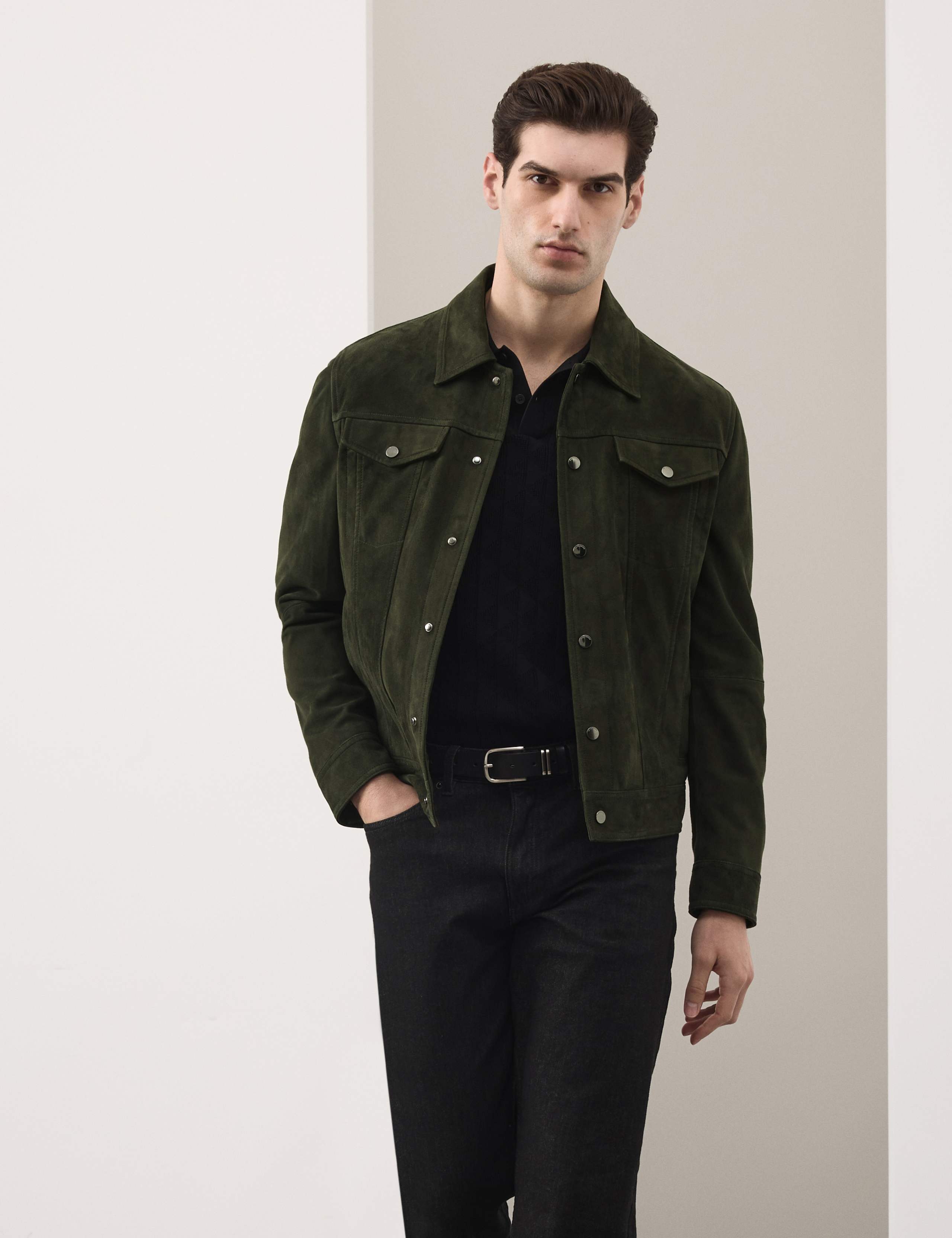 Suede Trucker Jacket 6 of 8