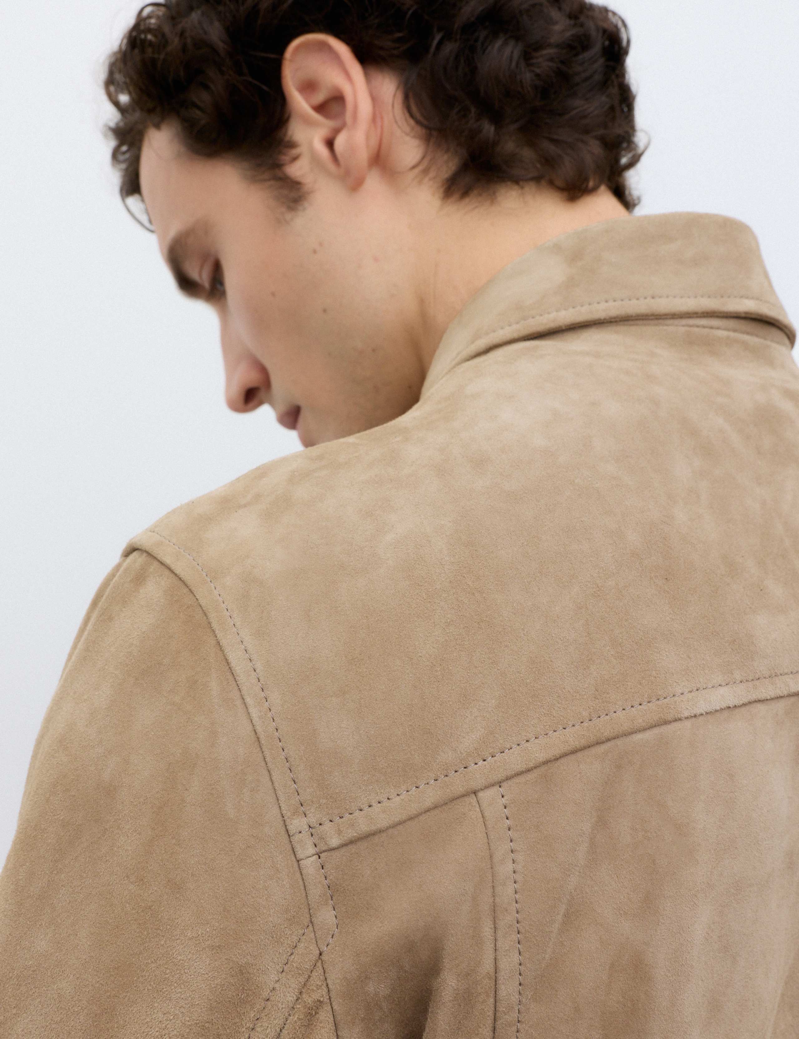 Suede Trucker Jacket 3 of 8