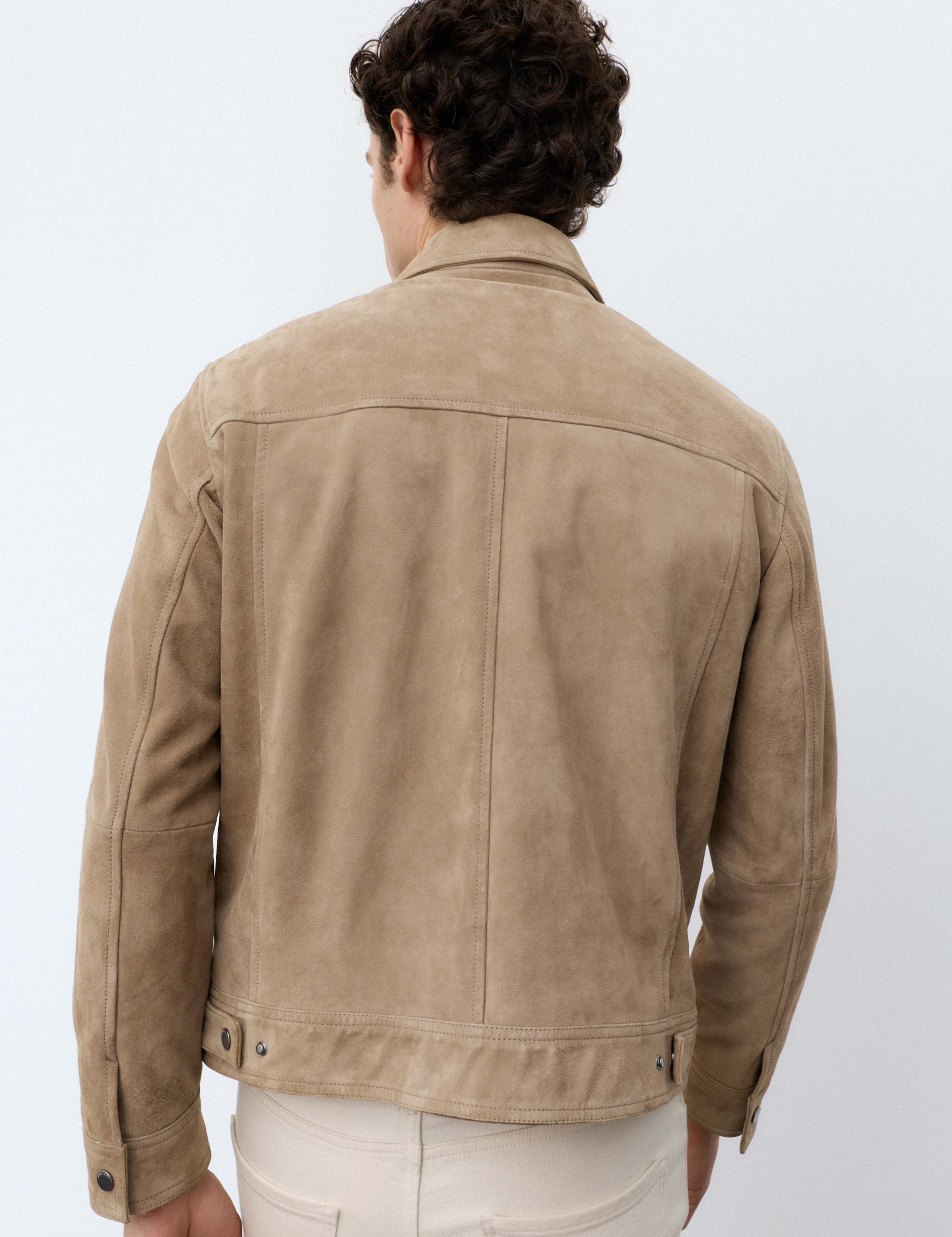 Suede Trucker Jacket 4 of 8
