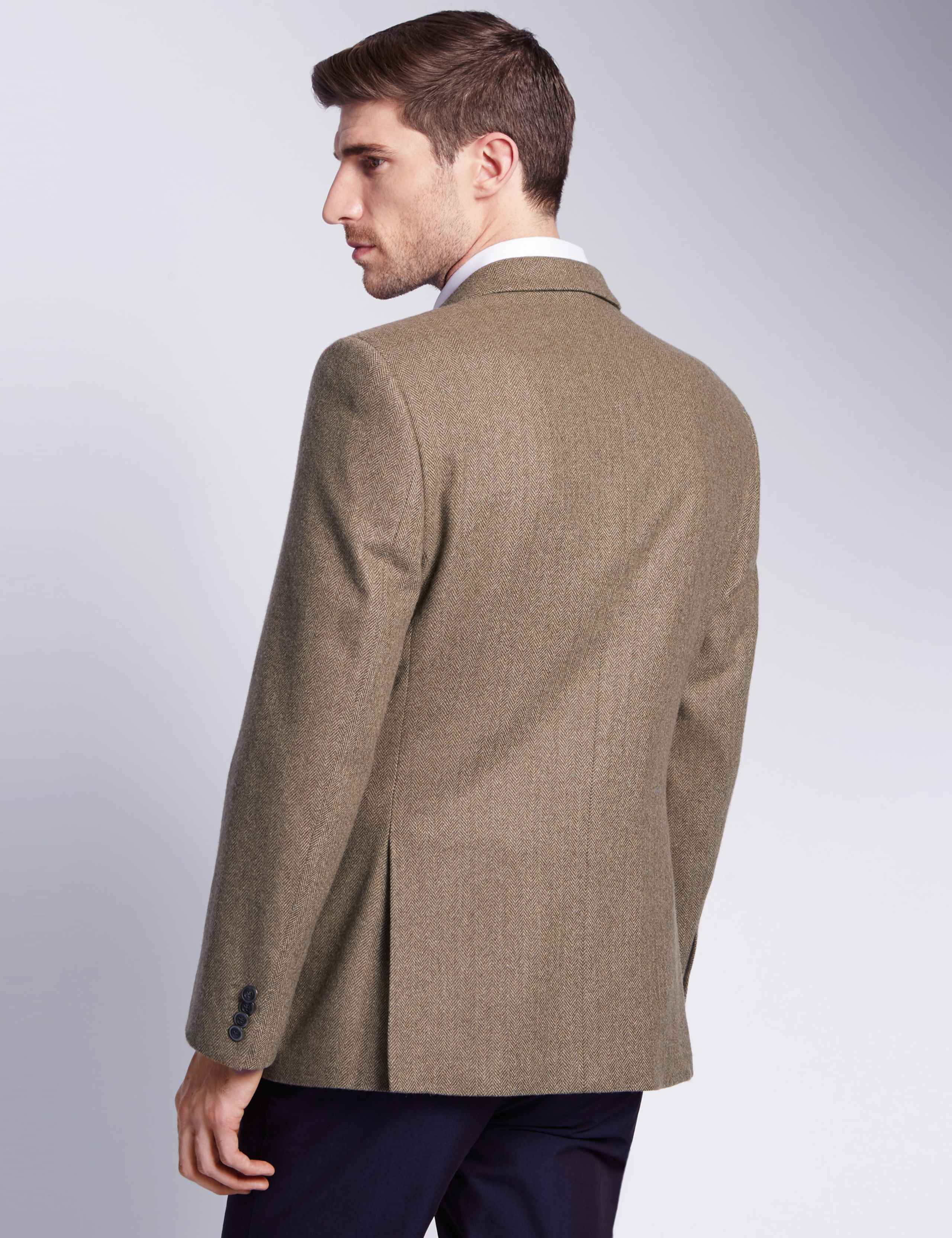 Luxury Pure Cashmere 2 Button Jacket 3 of 5