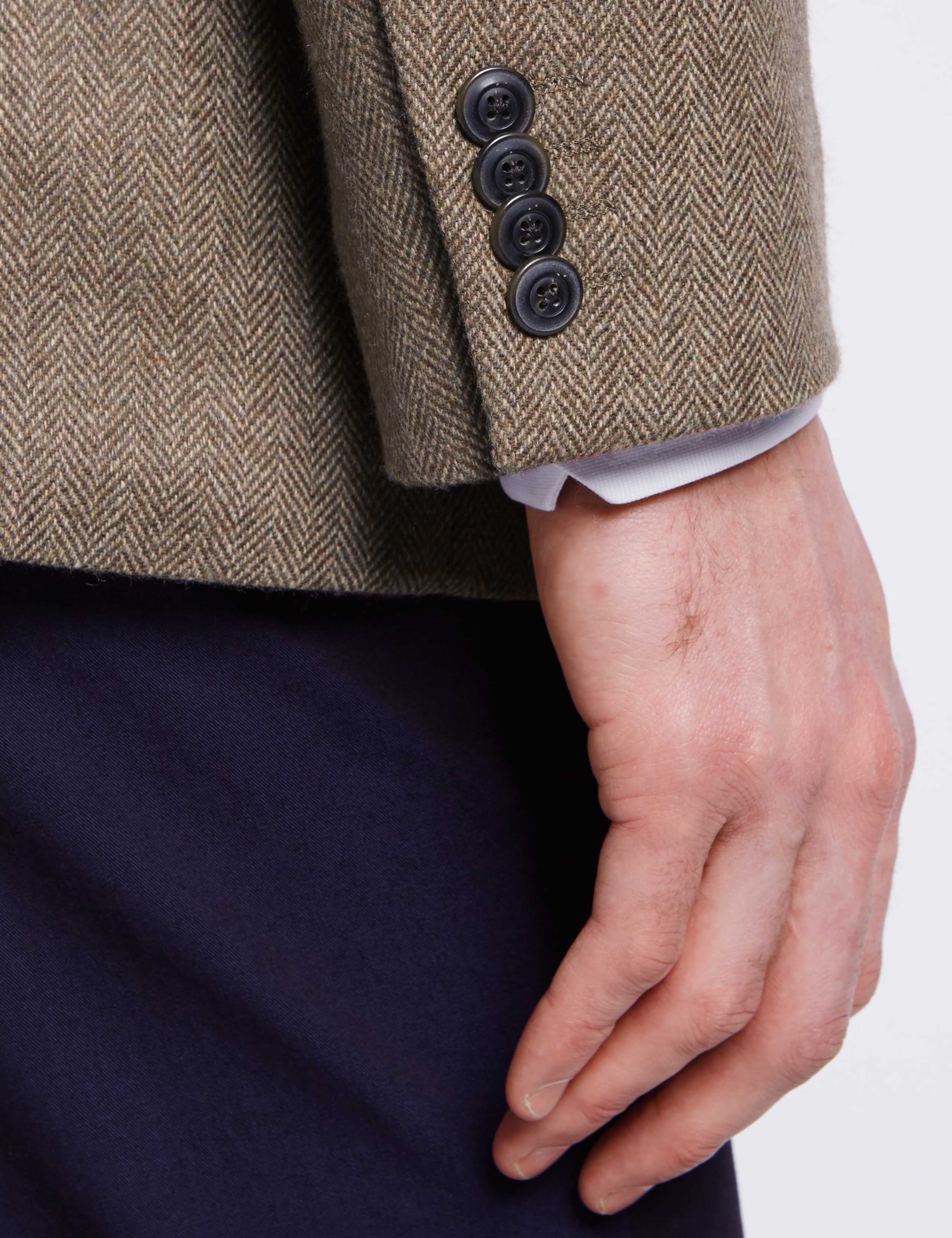 Luxury Pure Cashmere 2 Button Jacket 5 of 5