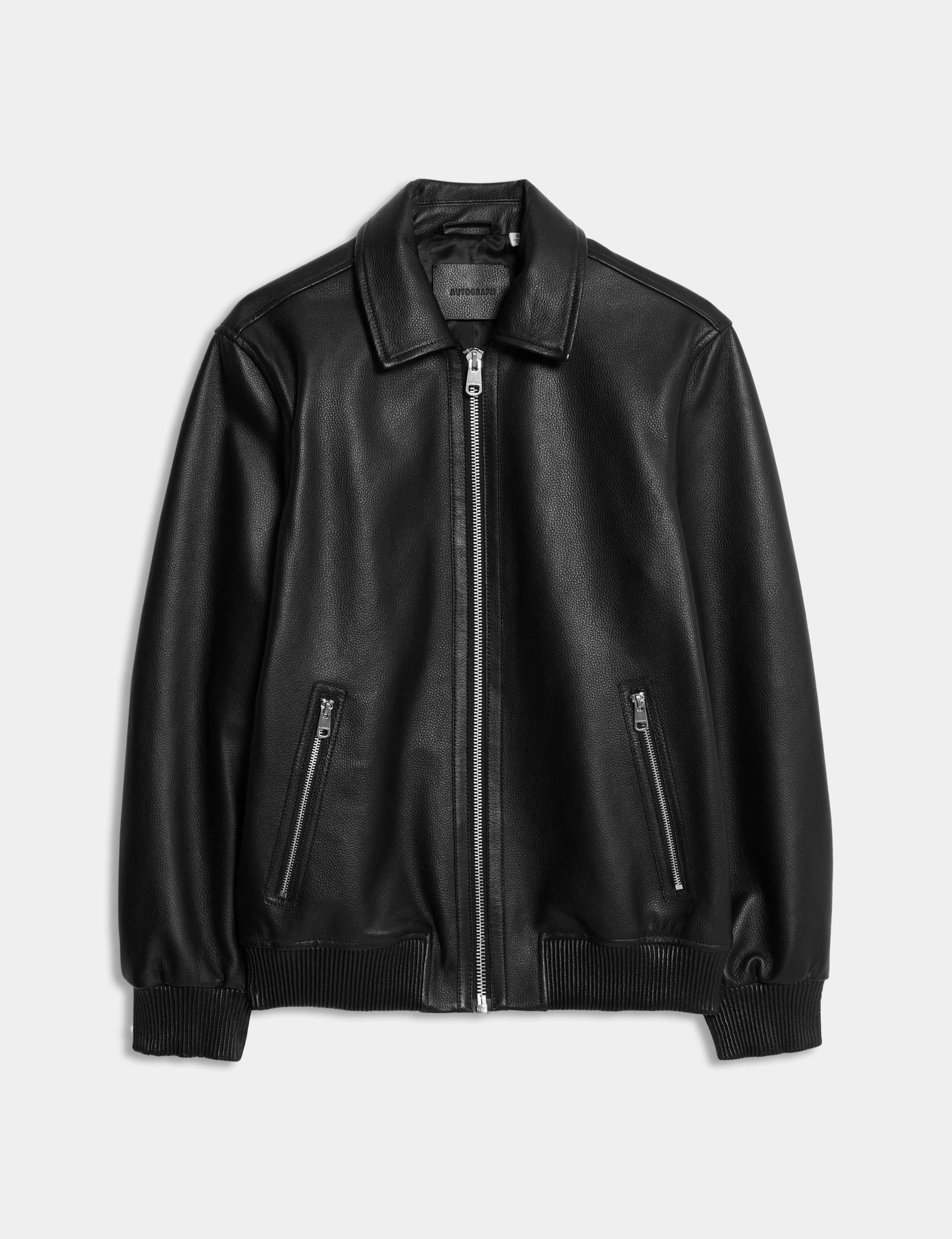 Leather Harrington Jacket 2 of 8