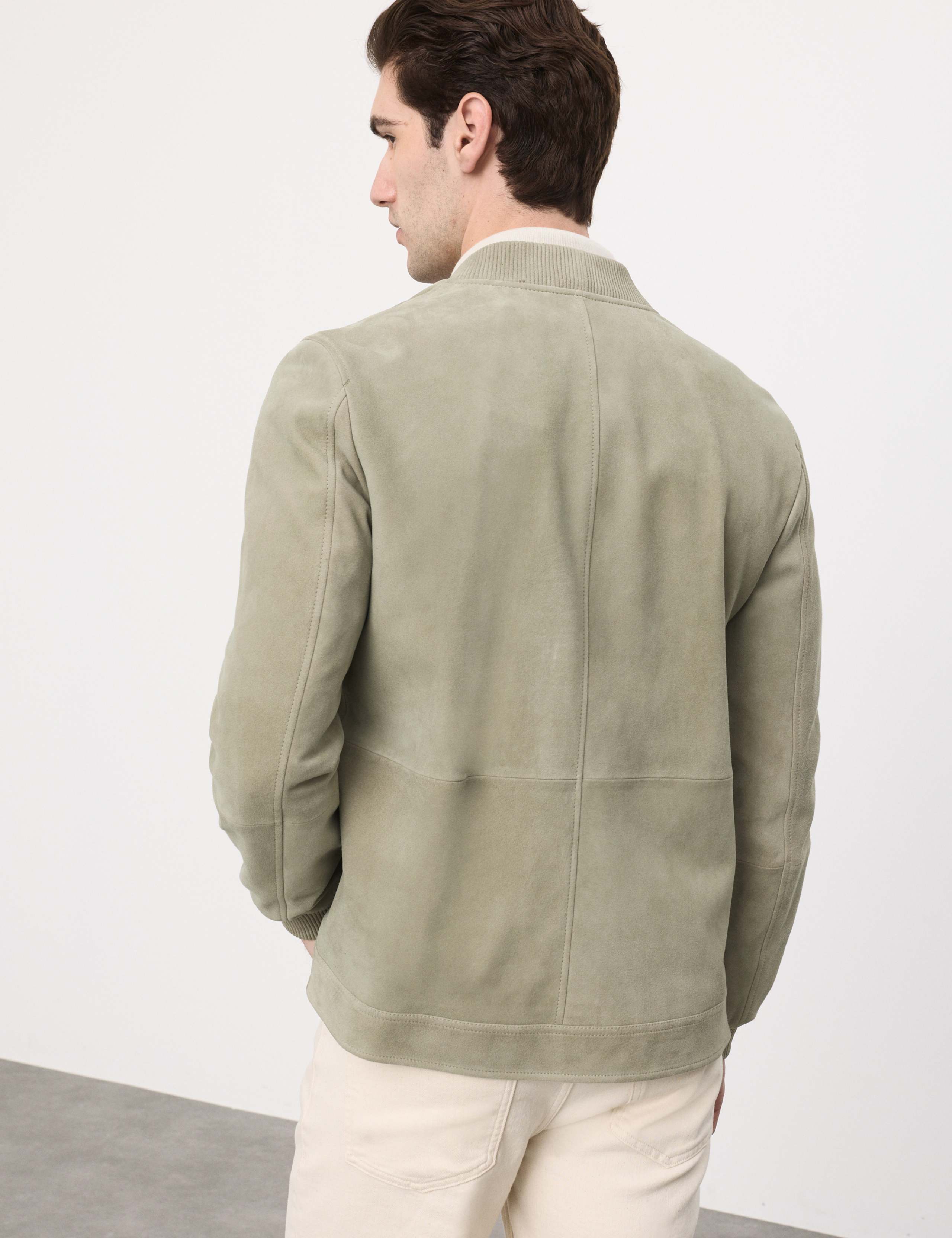 Suede Bomber Jacket 5 of 7